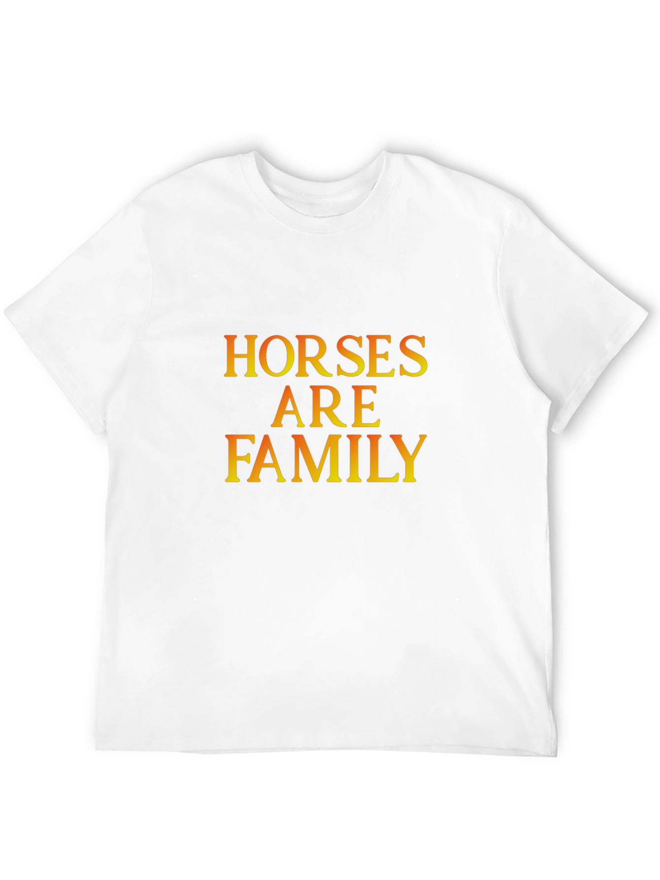 Horses Are Family Black Graphic Tee