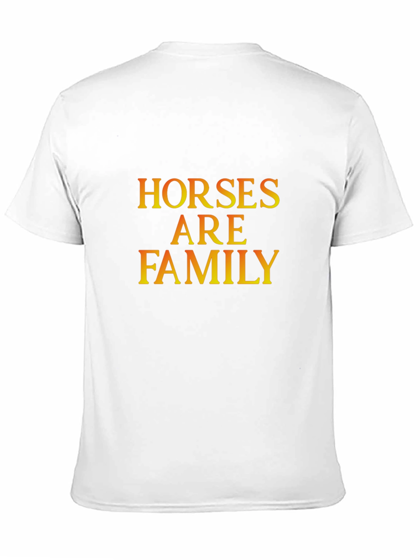 Horses Are Family Black Graphic Tee