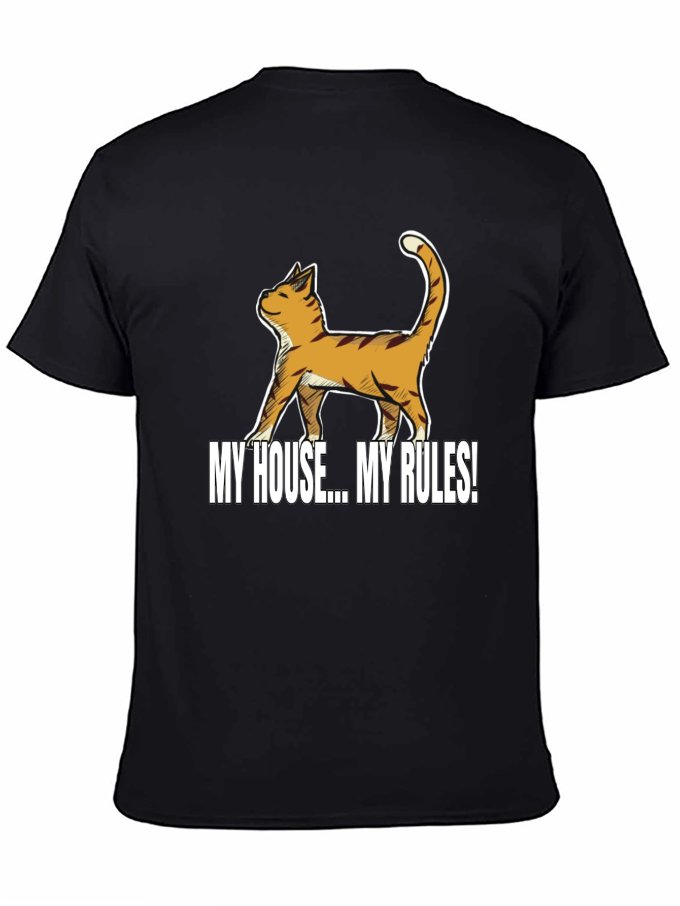 My House My Rules Cat T-Shirt