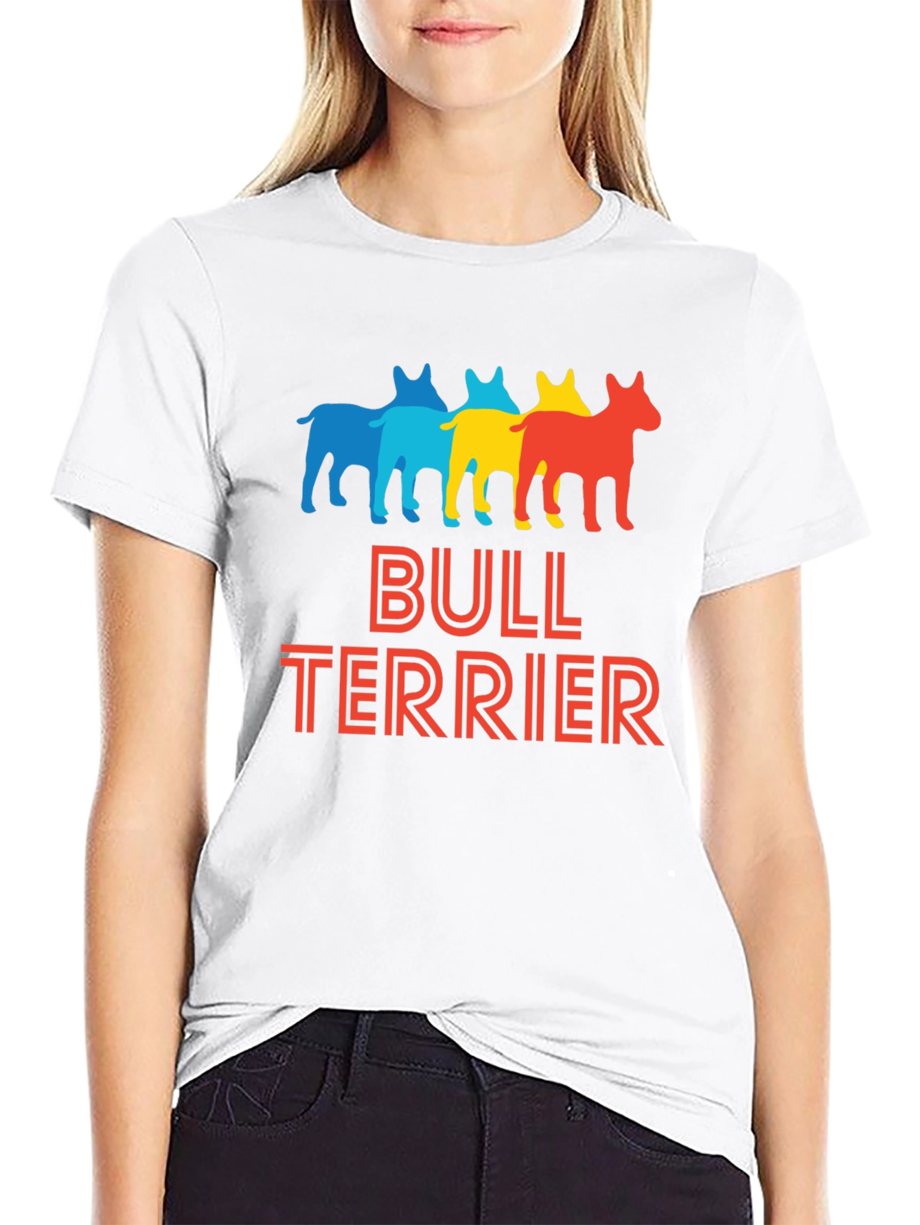 Bull Terrier Graphic T-Shirt - Unique Dog Lover Tee