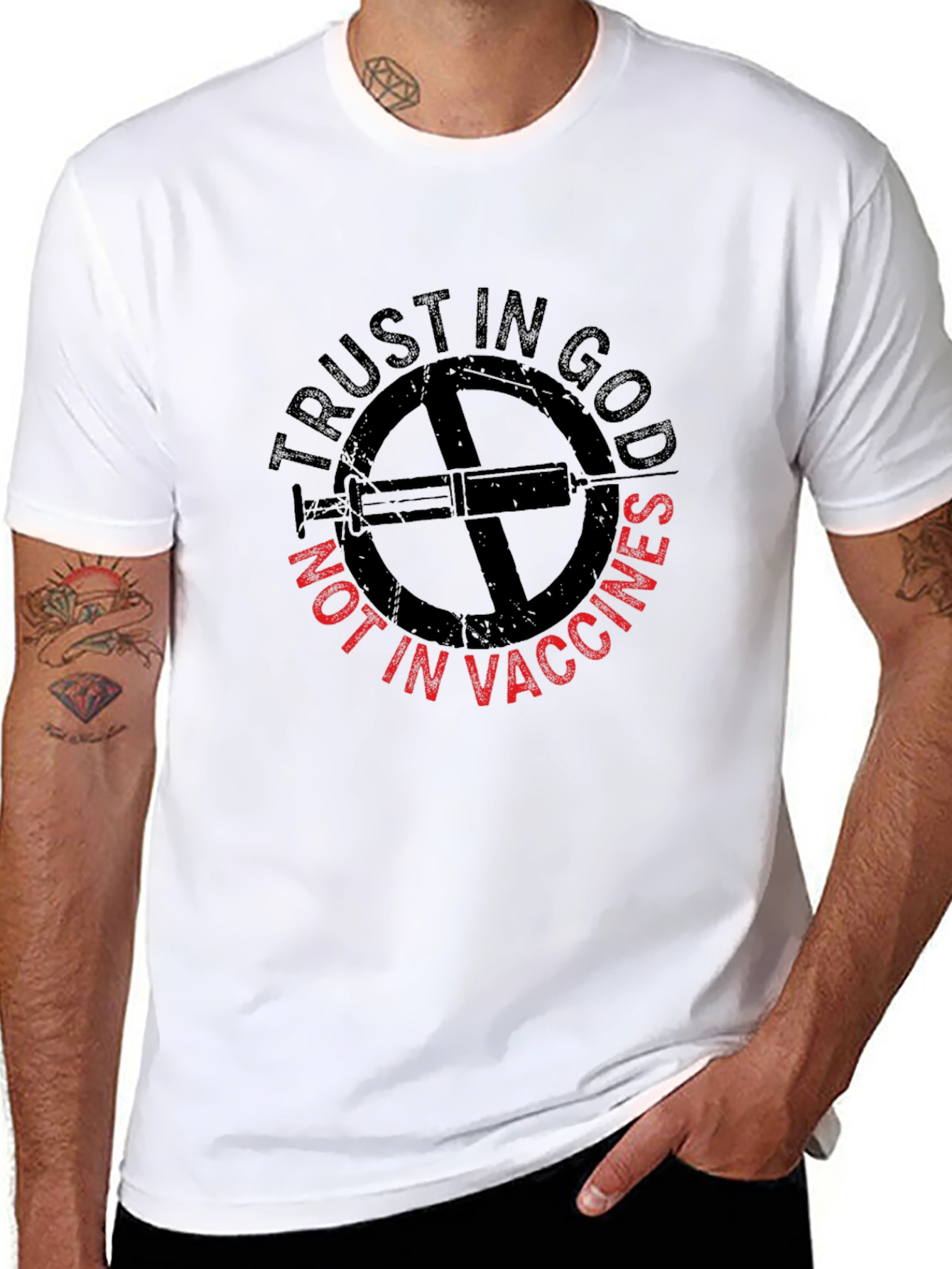 Trust in God T-Shirt - Anti Vaccine