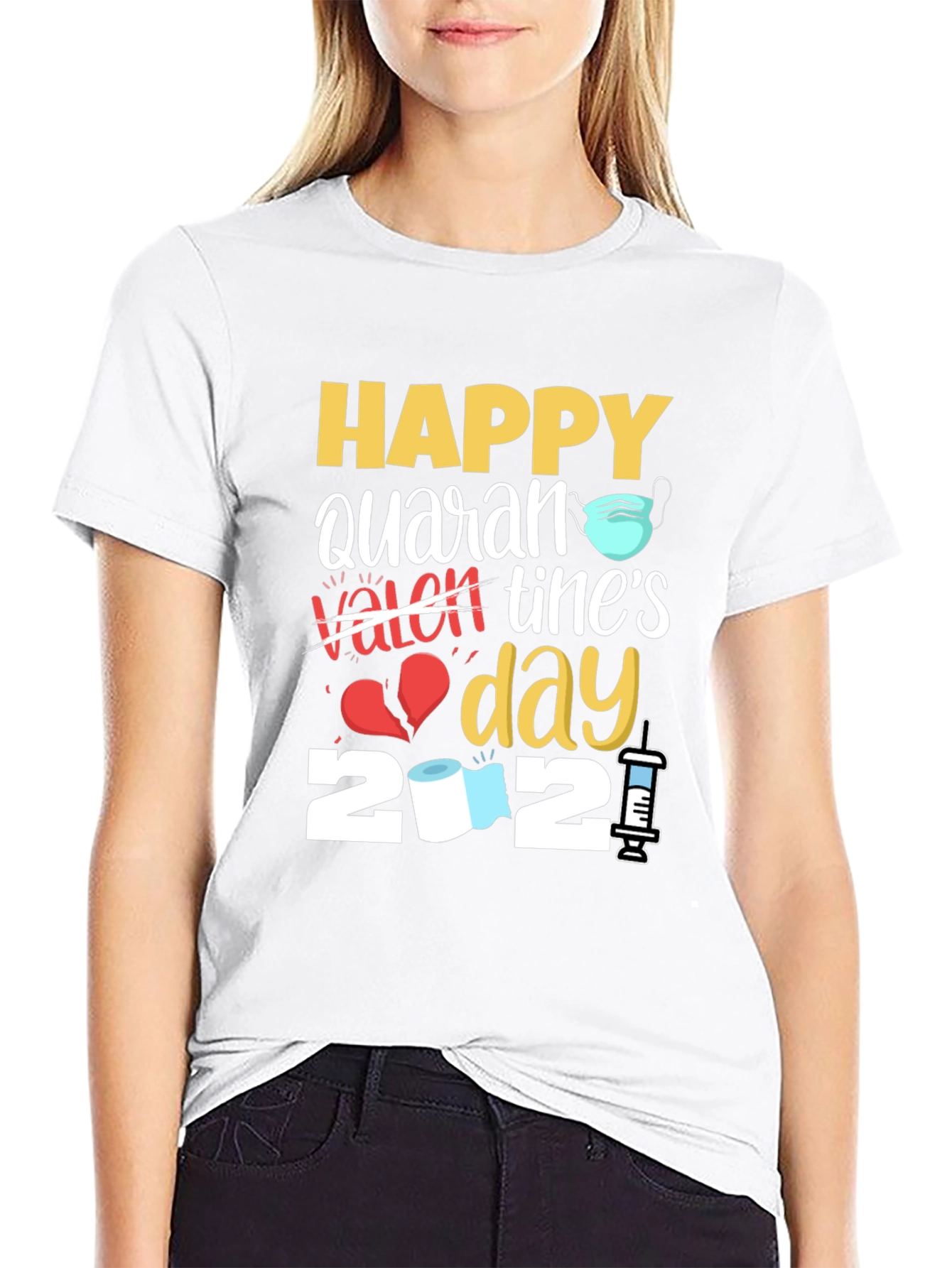 Quarantine Valentines Day T-Shirt