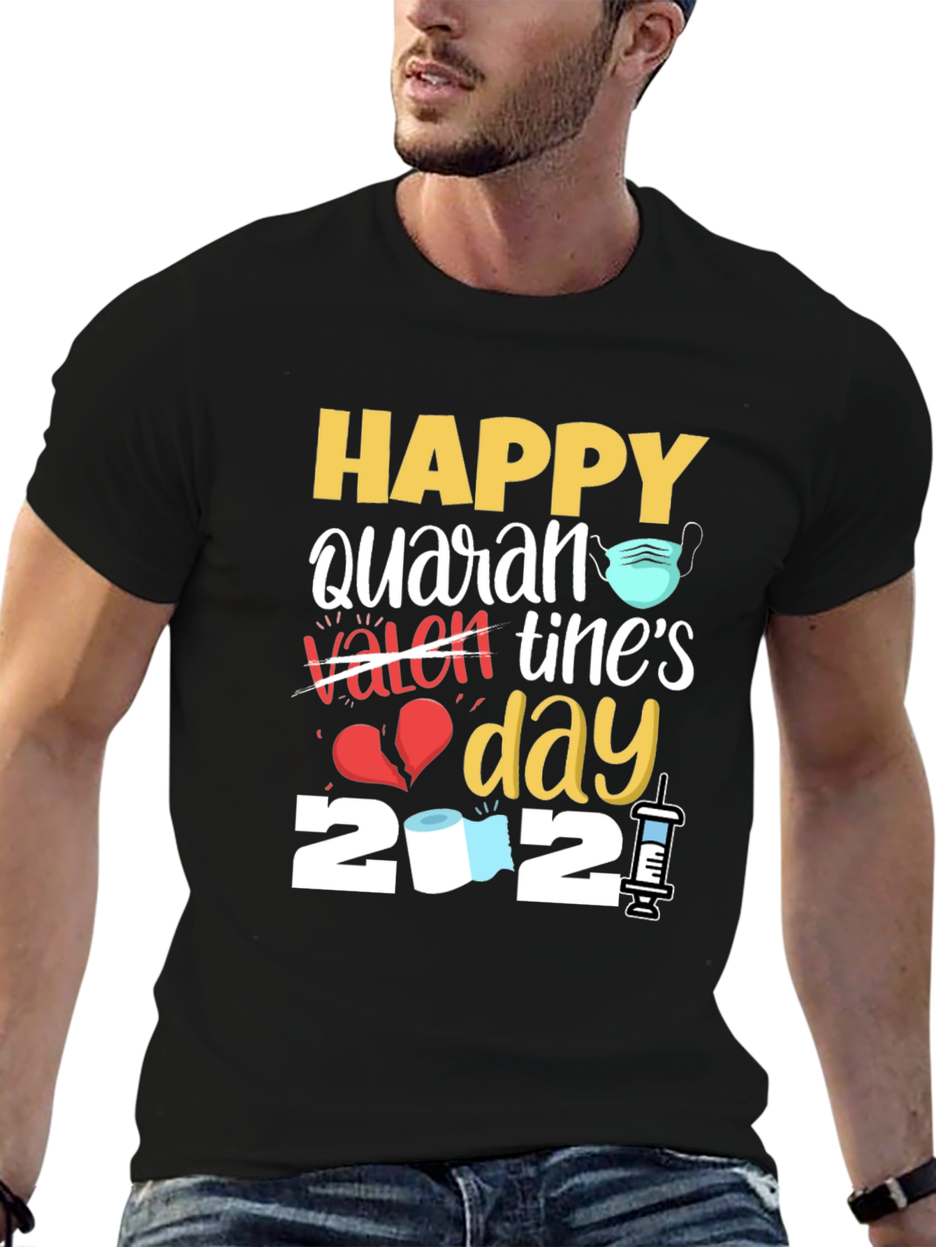 Quarantine Valentines Day T-Shirt