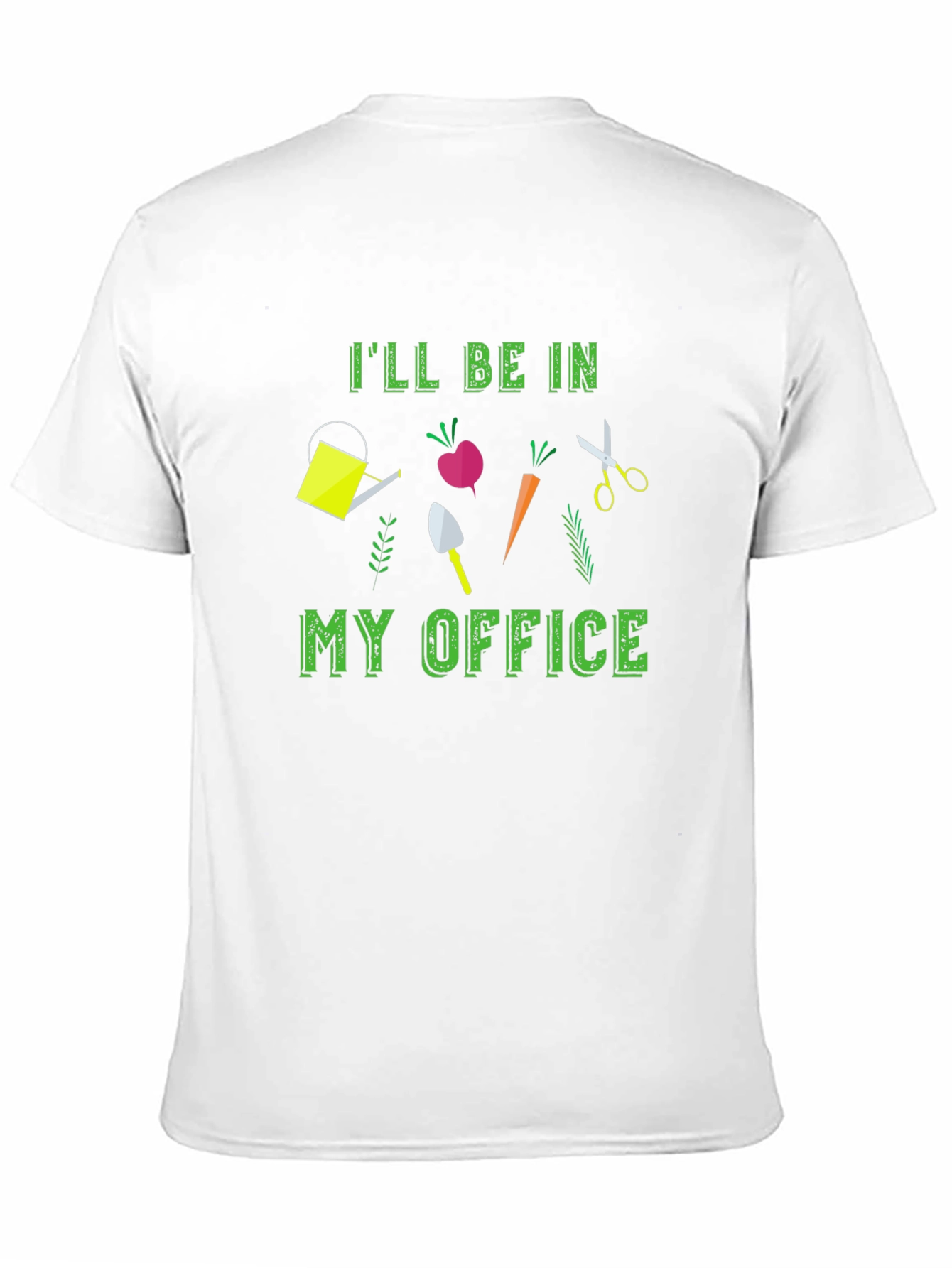 Gardening Office Black T-Shirt