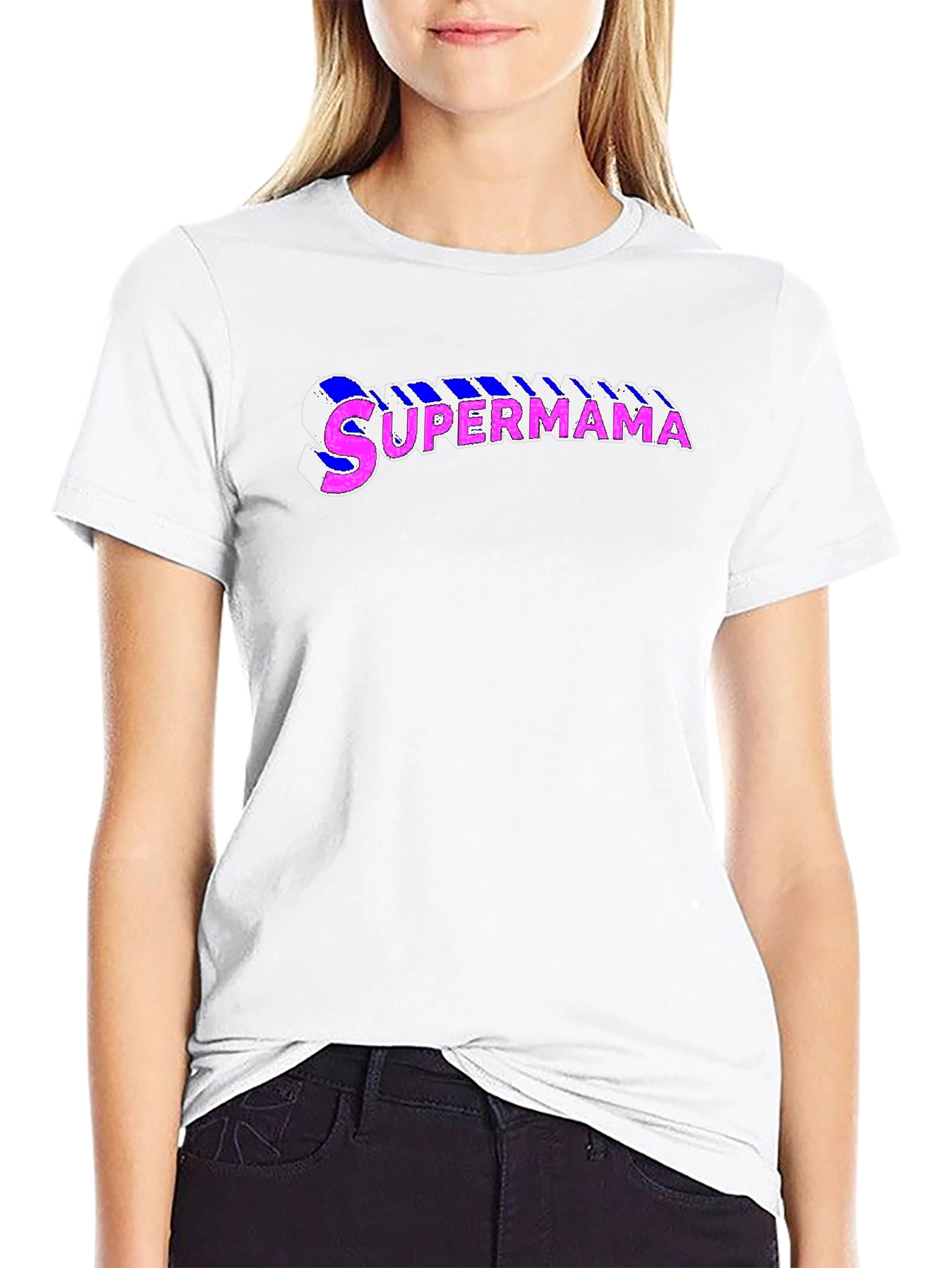 Supermama Graphic Tee - Stylish Mothers Day Shirt