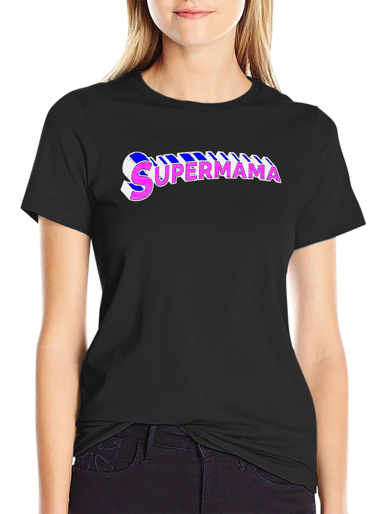 Supermama Graphic Tee - Stylish Mothers Day Shirt