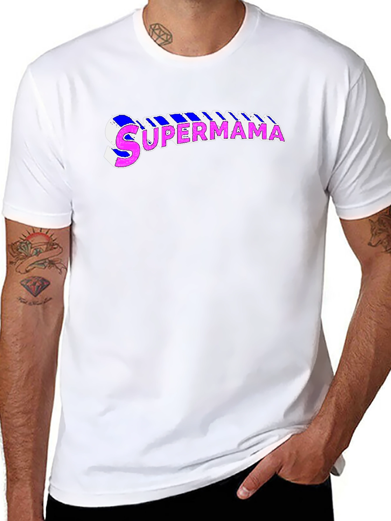 Supermama Graphic Tee - Stylish Mothers Day Shirt