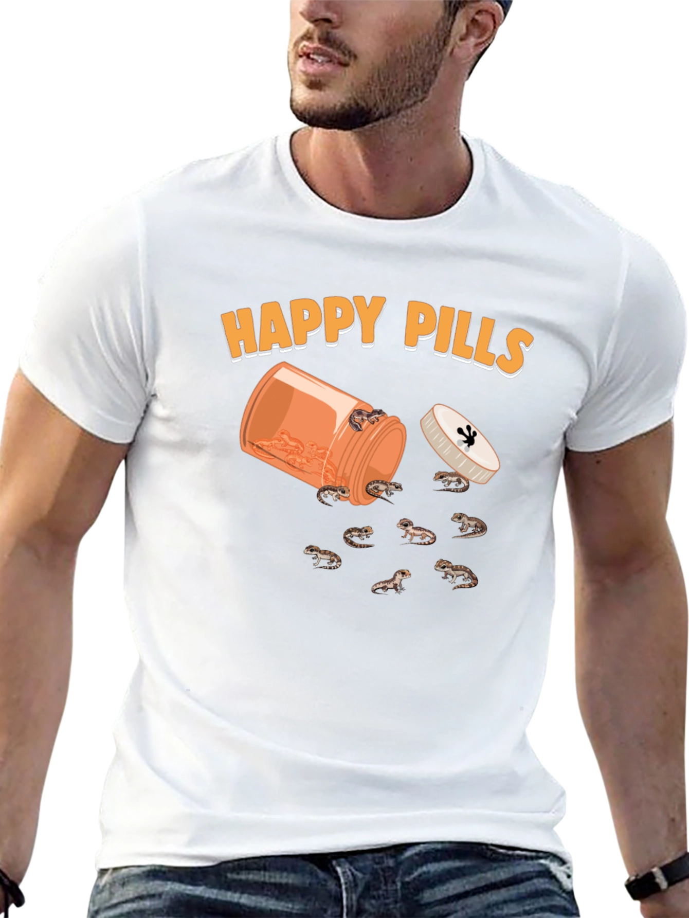 Happy Pills Lizard Graphic Tee