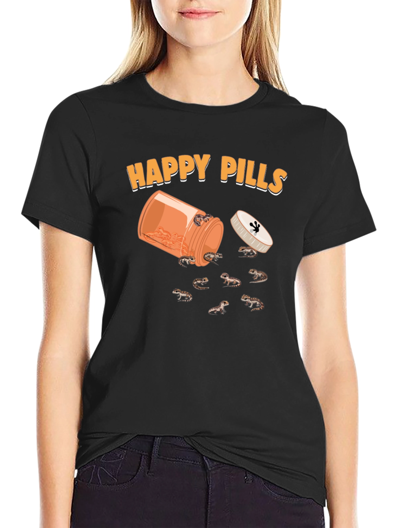 Happy Pills Lizard Graphic Tee
