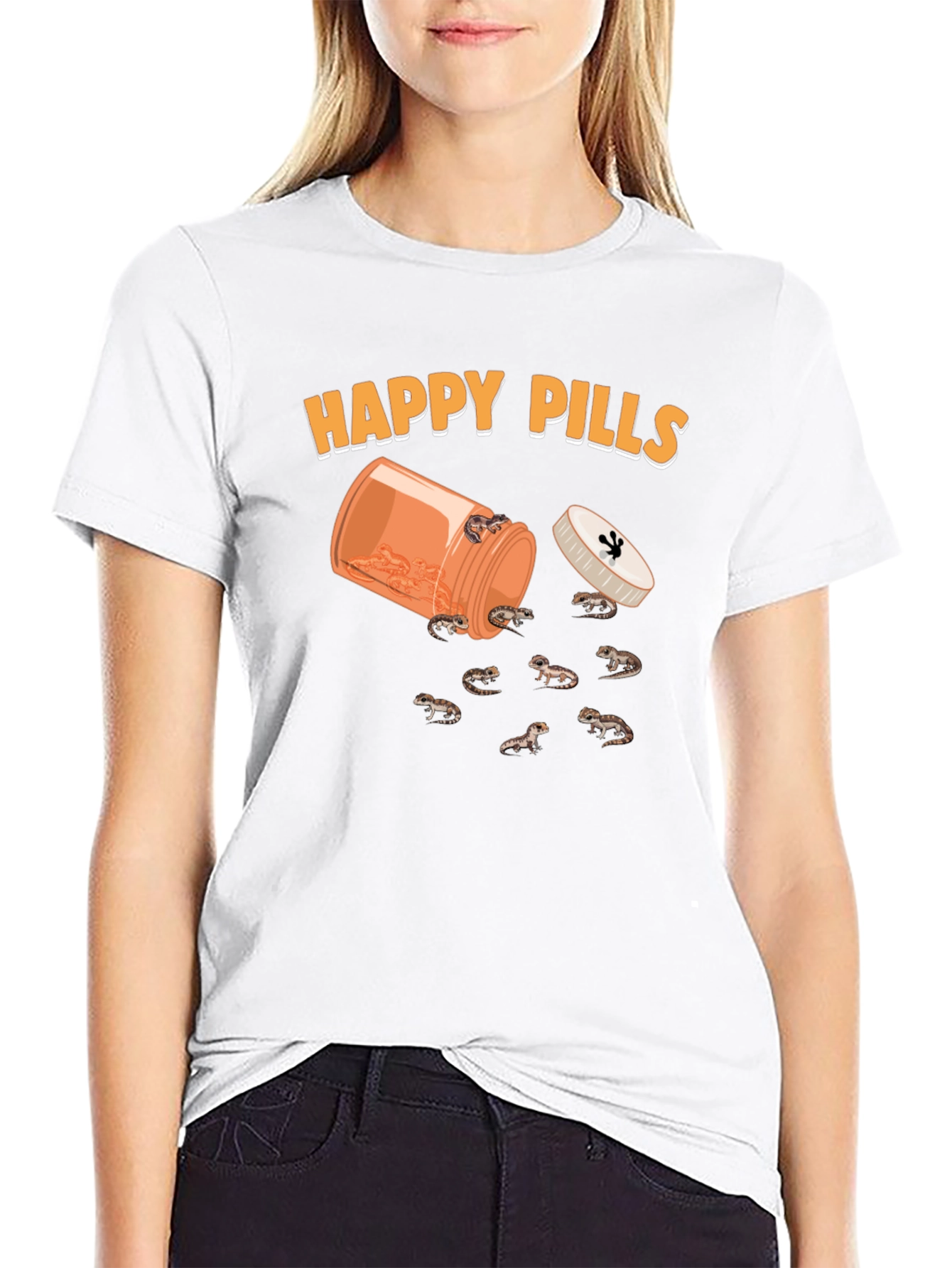 Happy Pills Lizard Graphic Tee