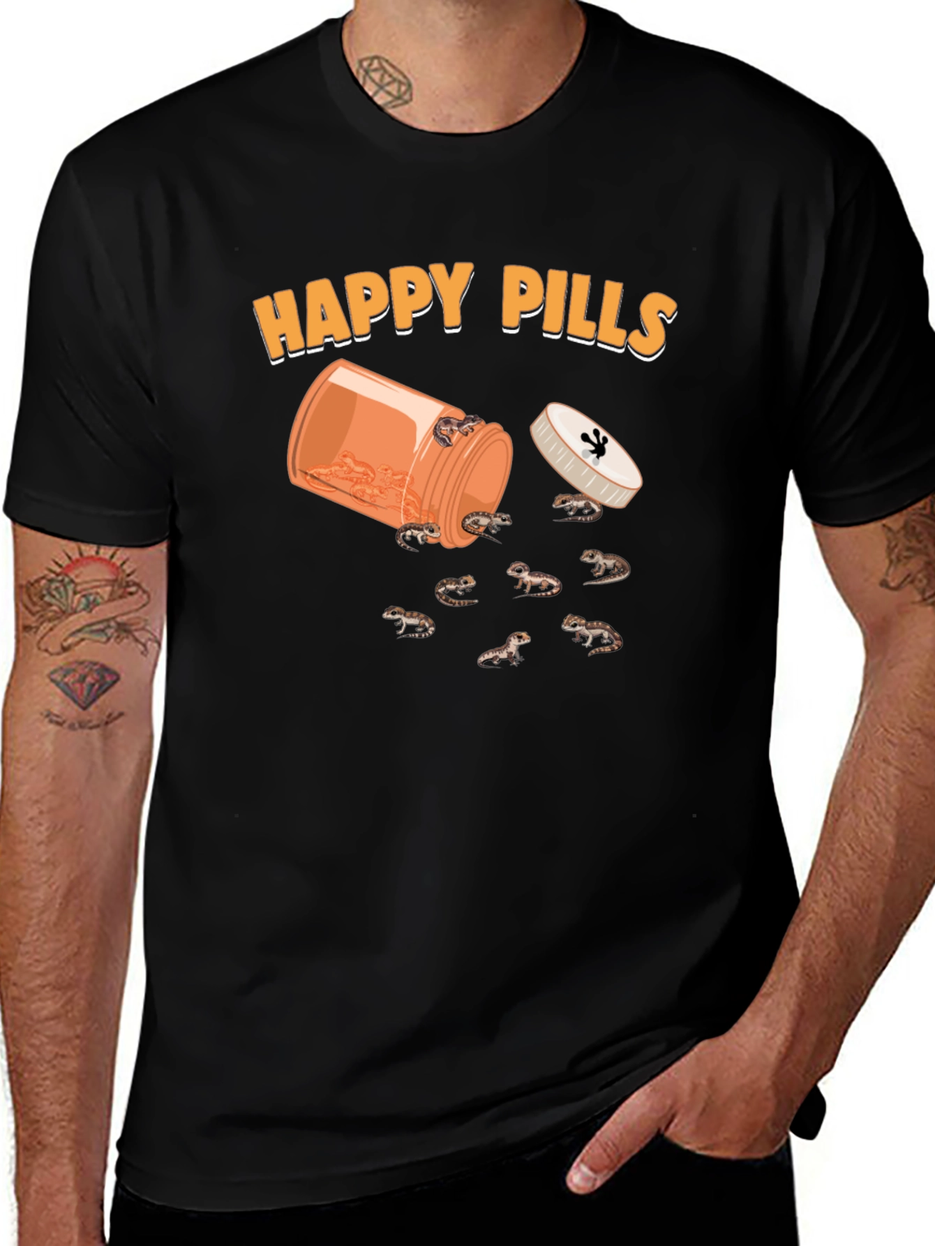 Happy Pills Lizard Graphic Tee