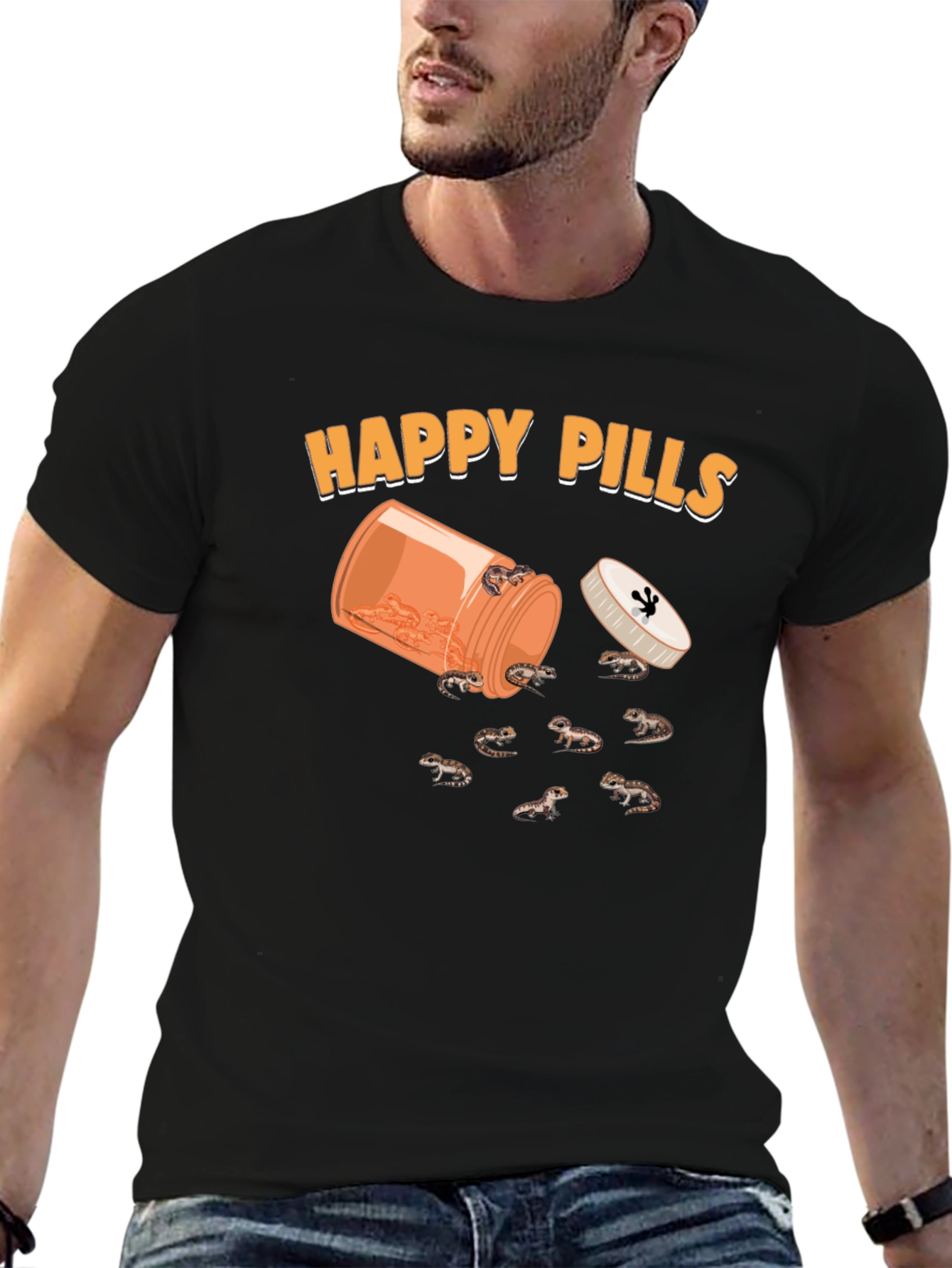 Happy Pills Lizard Graphic Tee