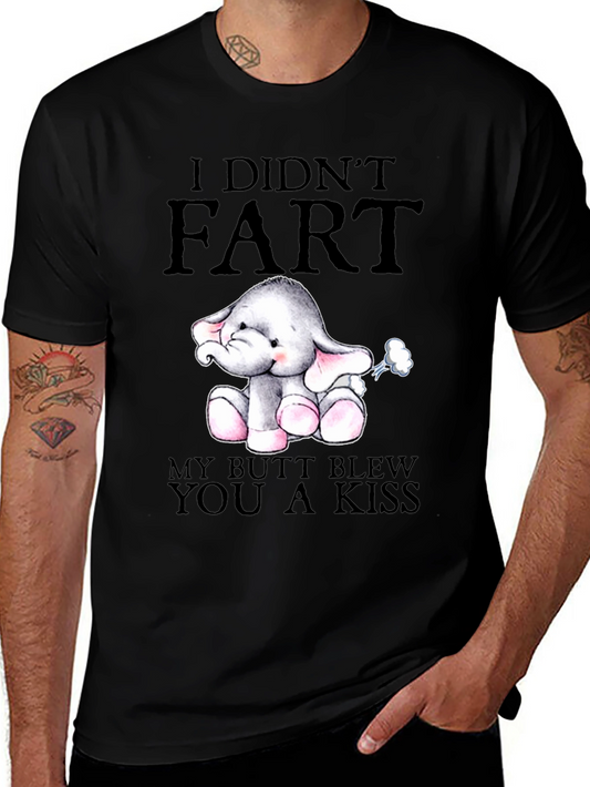Funny Elephant Fart Kiss T-Shirt