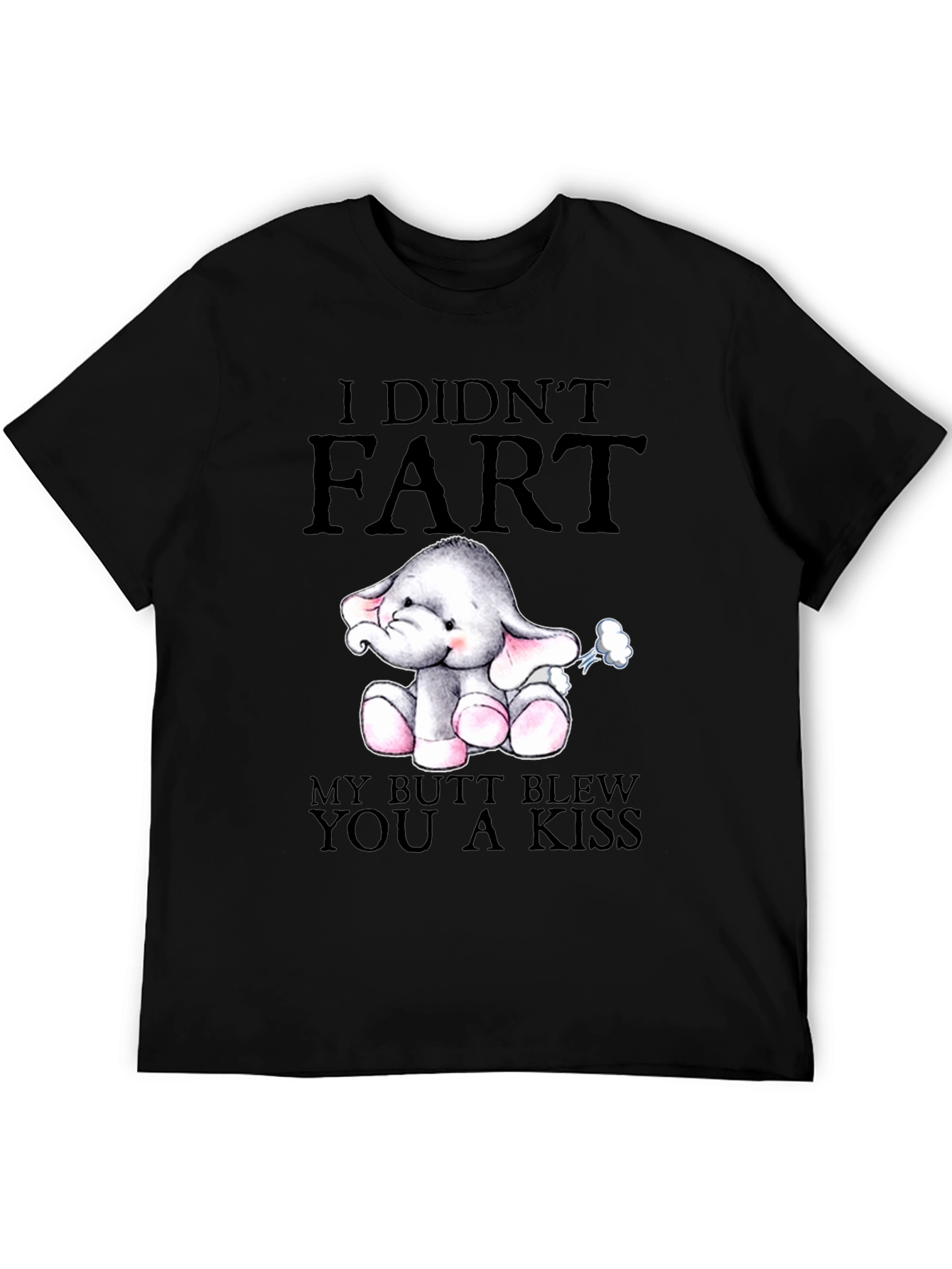 Funny Elephant Fart Kiss T-Shirt