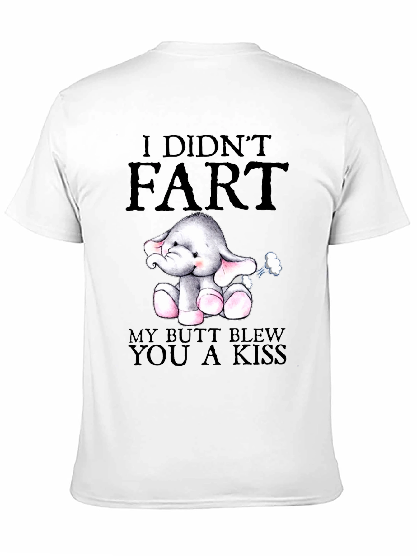 Funny Elephant Fart Kiss T-Shirt