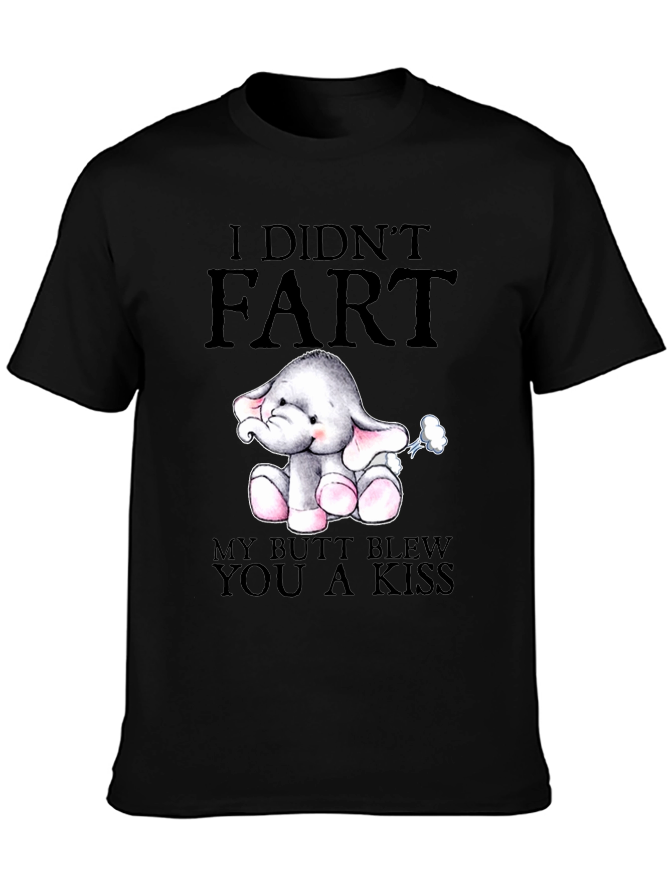 Funny Elephant Fart Kiss T-Shirt