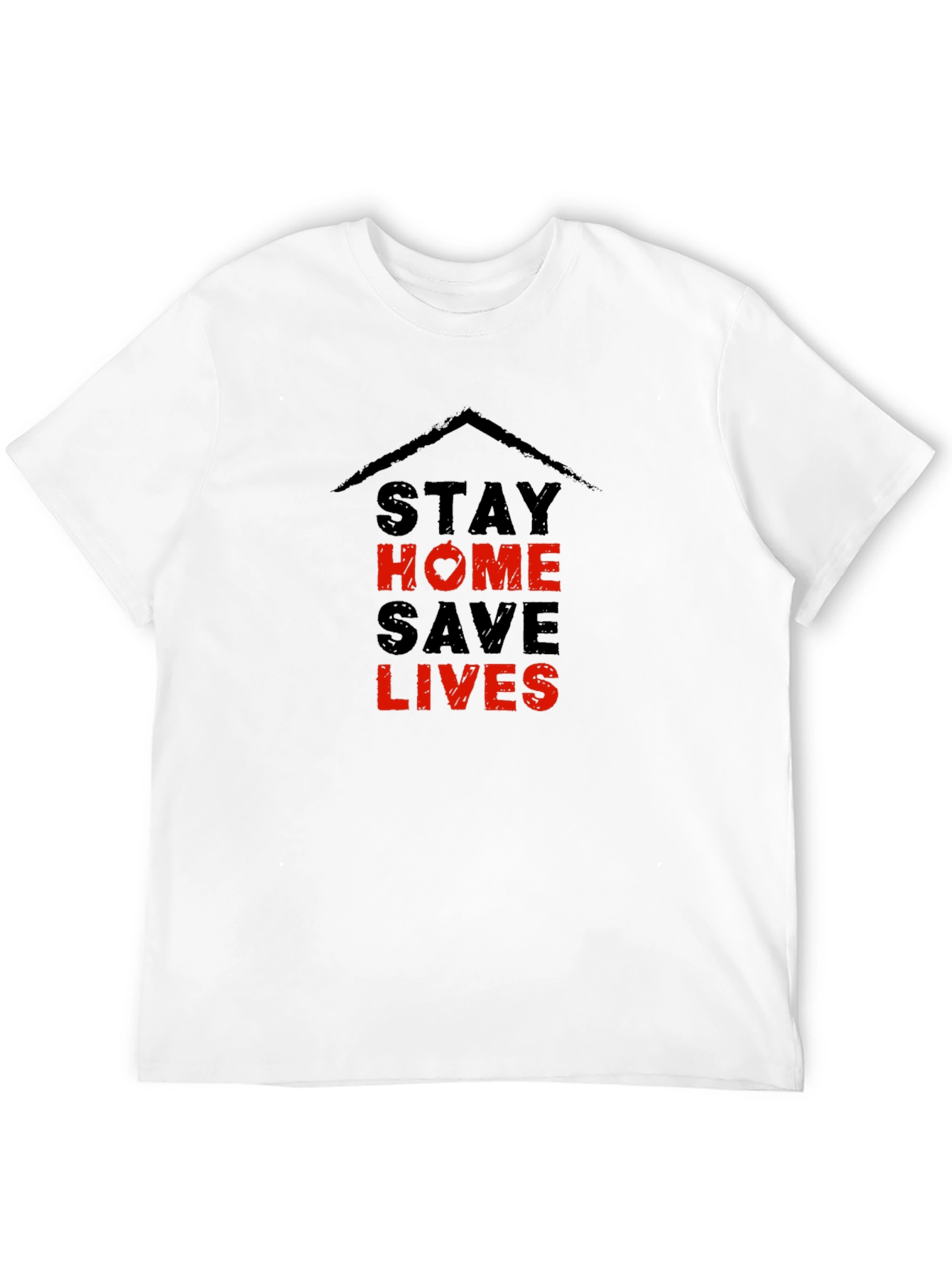 Stay Home Save Lives Graphic T-Shirt