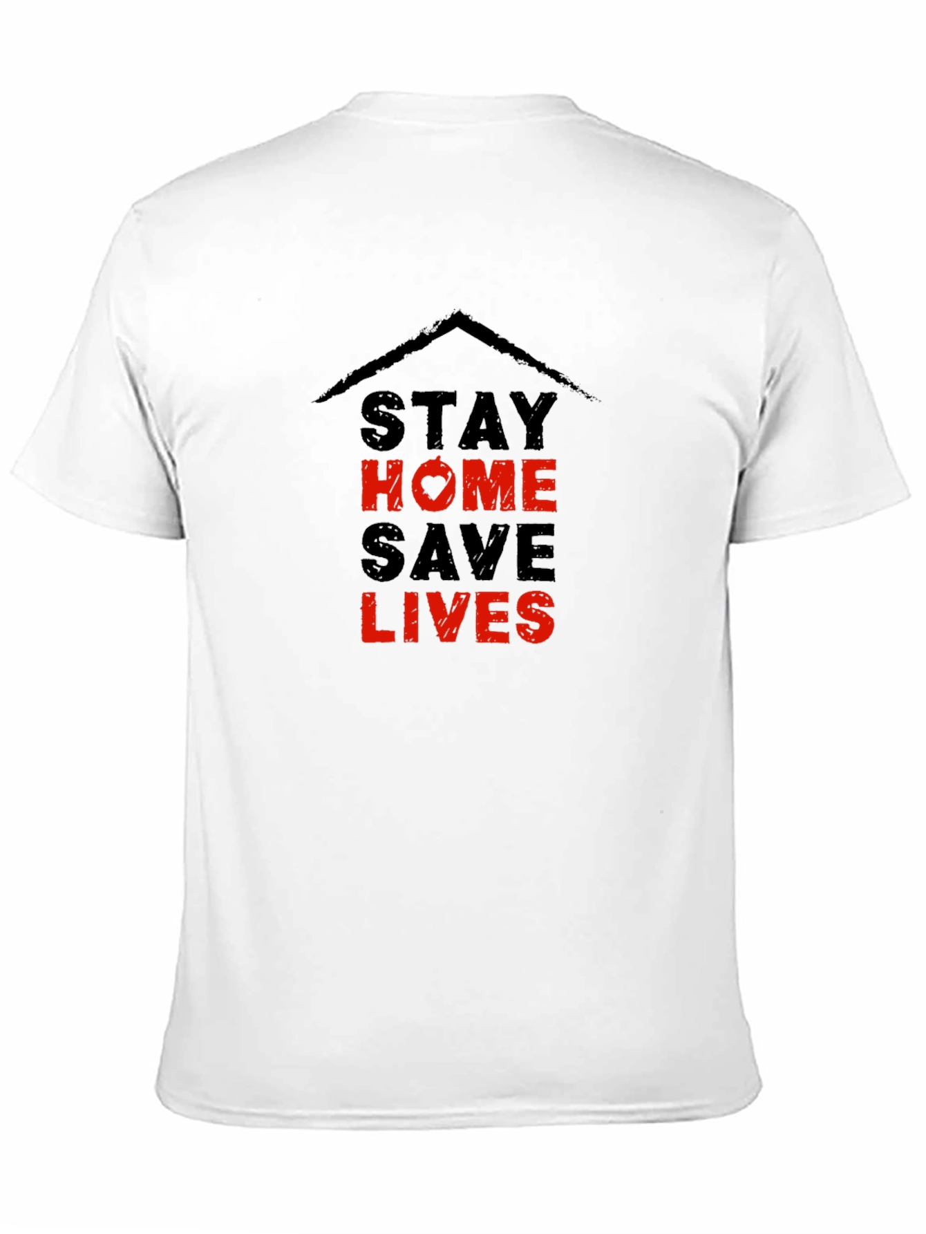 Stay Home Save Lives Graphic T-Shirt