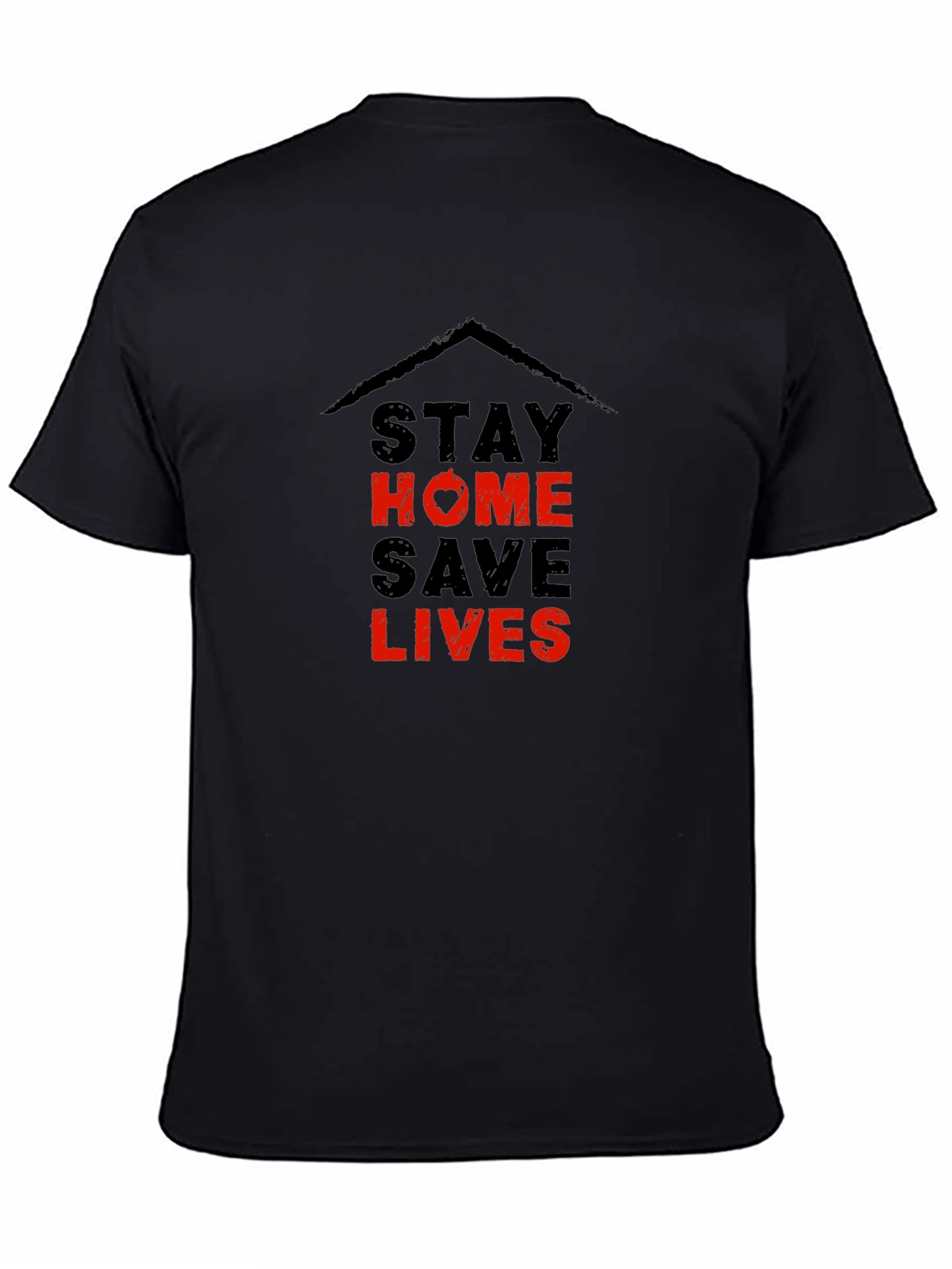 Stay Home Save Lives Graphic T-Shirt