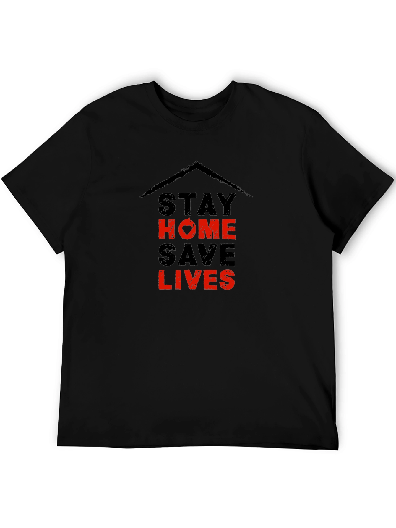 Stay Home Save Lives Graphic T-Shirt
