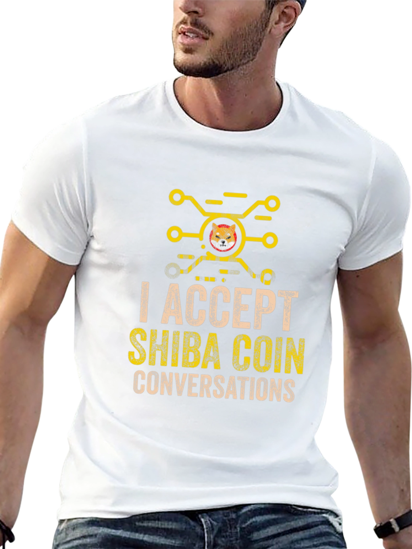 I Accept Shiba Coin Conversations Graphic Tee