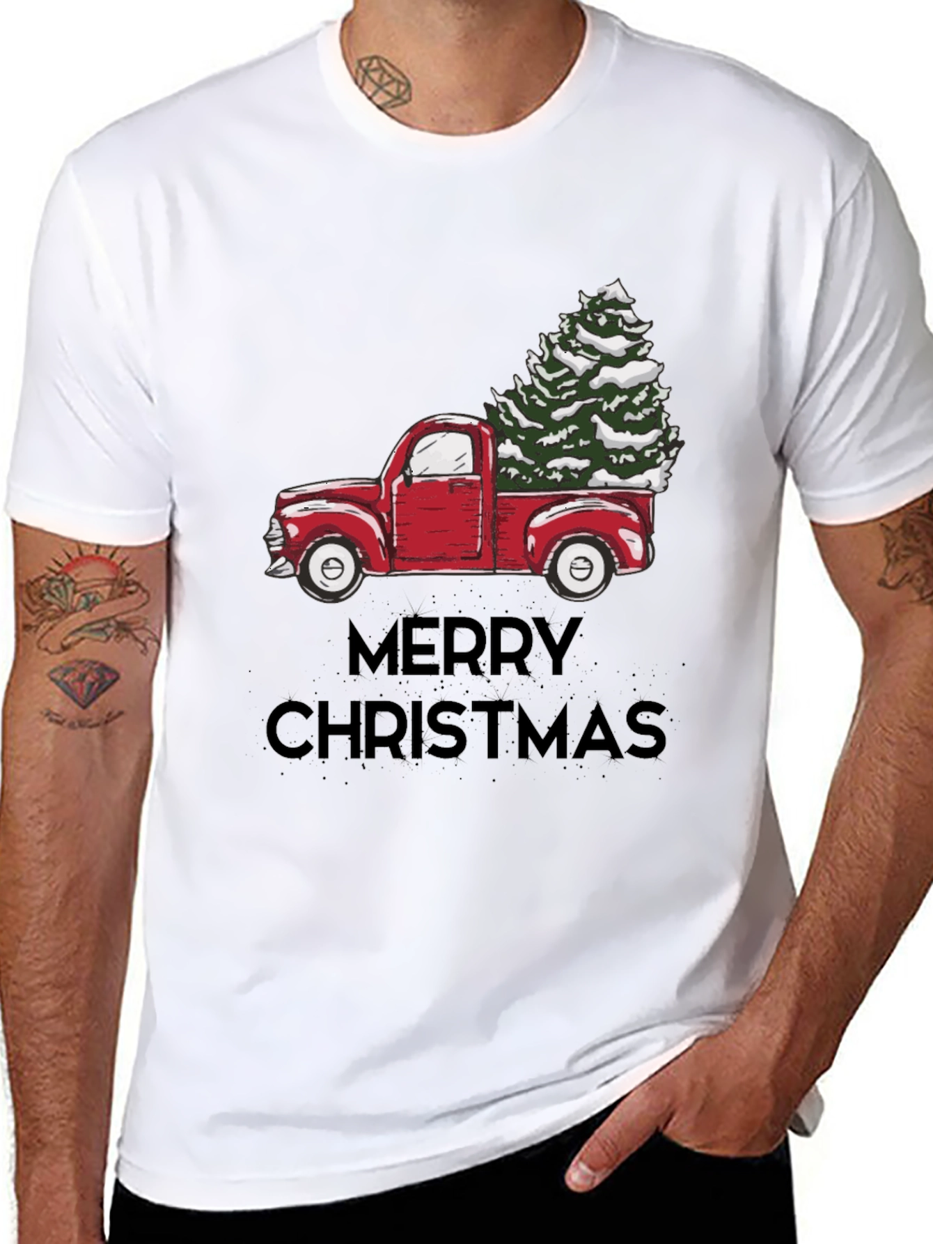Merry Christmas Truck T-Shirt