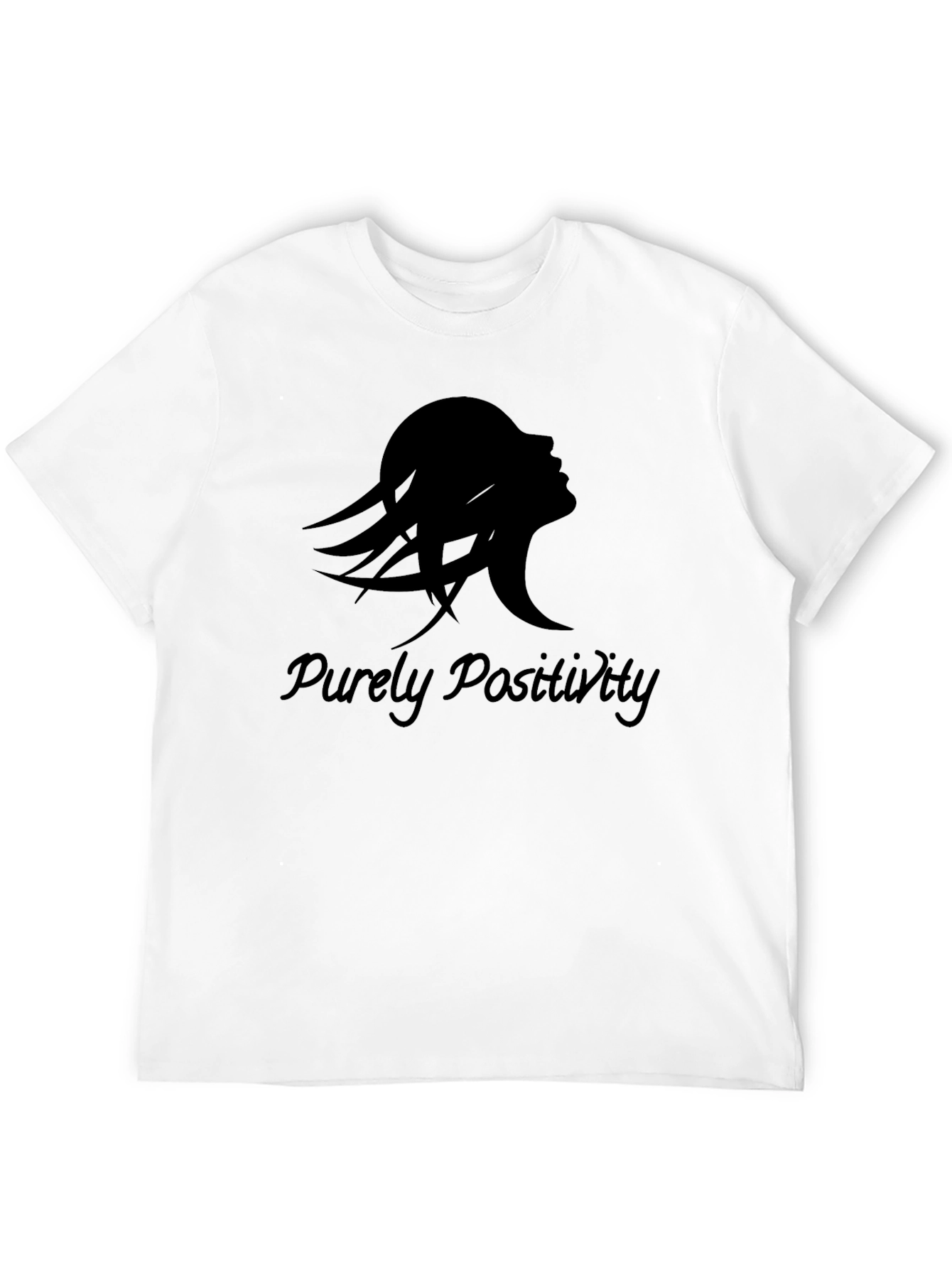 Purely Positivity Womens Silhouette T-Shirt