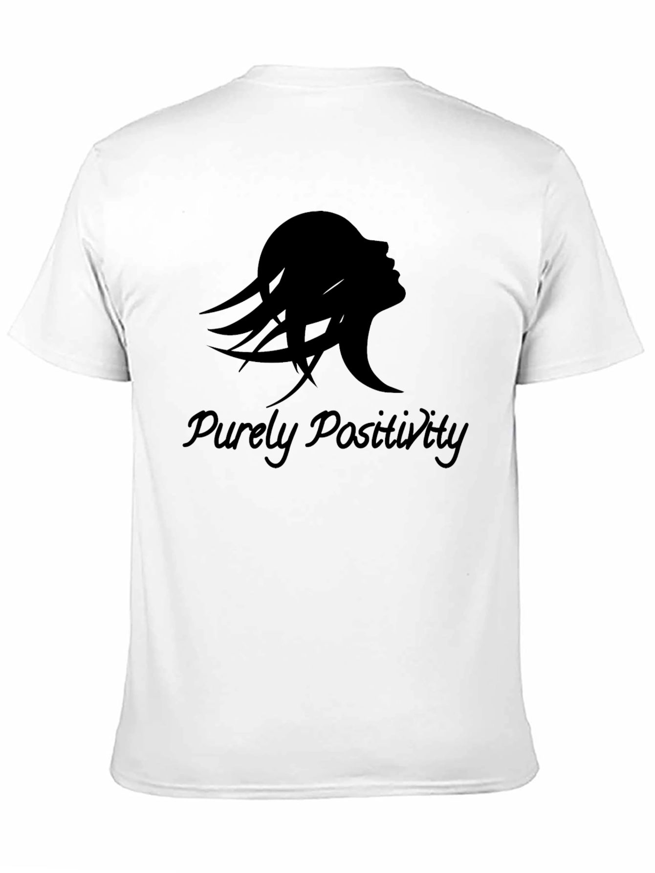 Purely Positivity Womens Silhouette T-Shirt