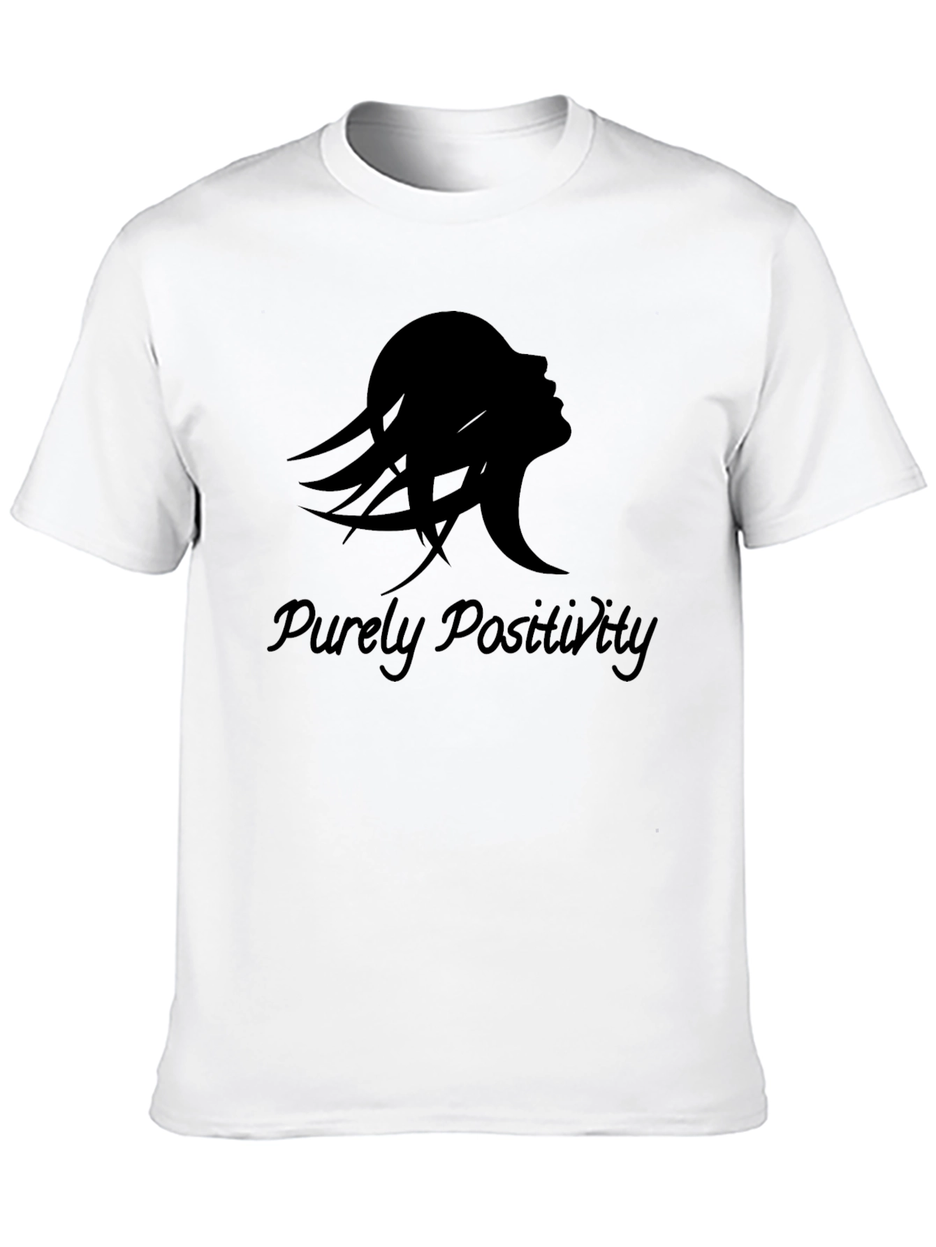 Purely Positivity Womens Silhouette T-Shirt