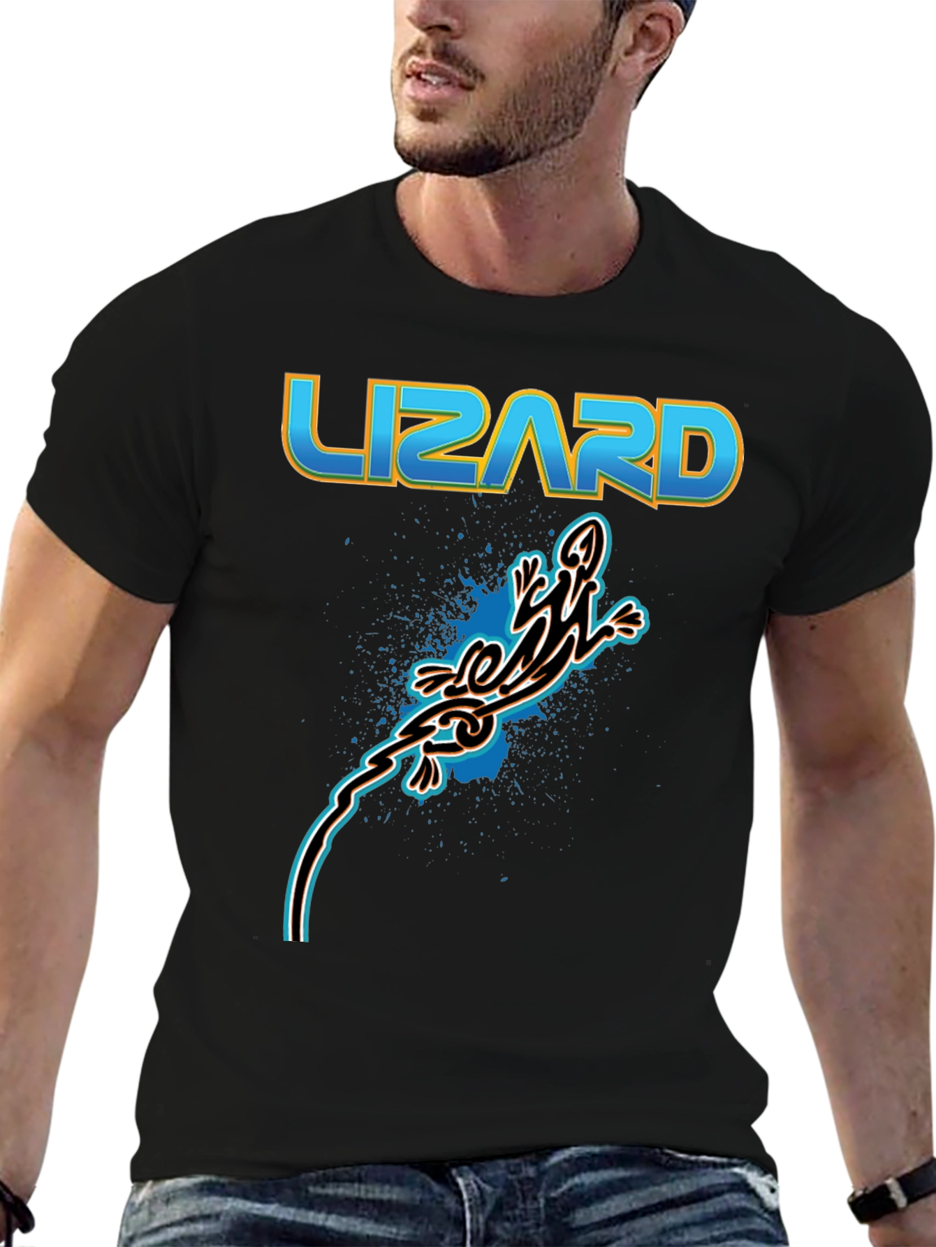 Lizard Graphic T-Shirt - Cool Reptile Design!