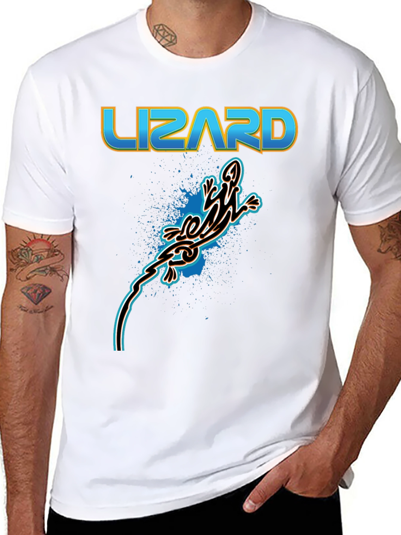Lizard Graphic T-Shirt - Cool Reptile Design!