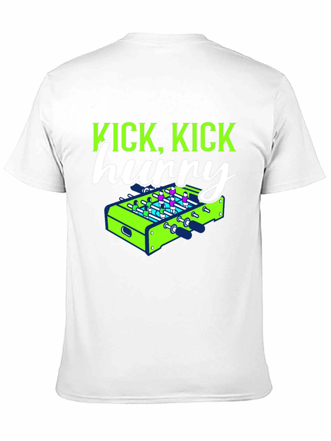Kick Hunny Foosball T-Shirt - Fun Graphic Tee