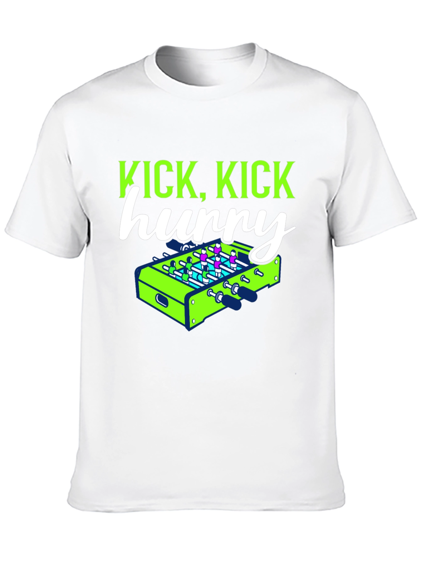 Kick Hunny Foosball T-Shirt - Fun Graphic Tee