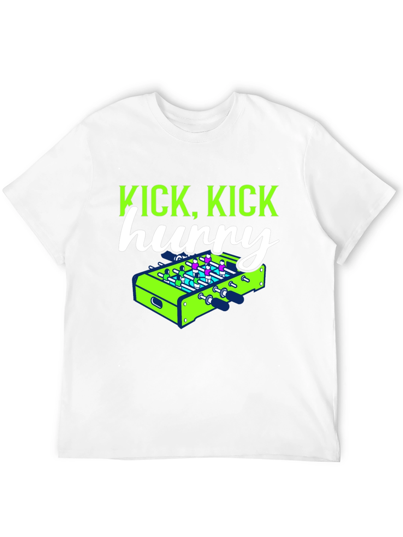 Kick Hunny Foosball T-Shirt - Fun Graphic Tee