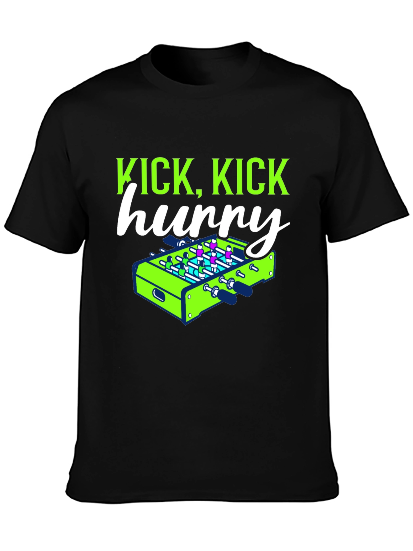 Kick Hunny Foosball T-Shirt - Fun Graphic Tee