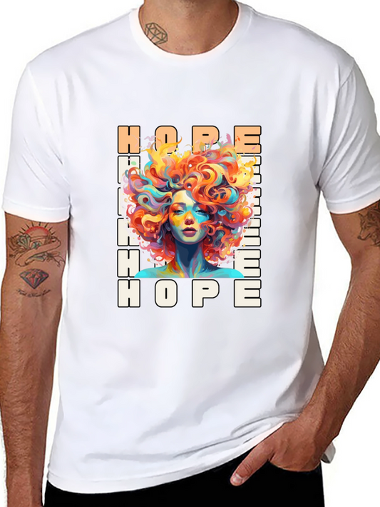 Hope Graphic Print Black T-Shirt