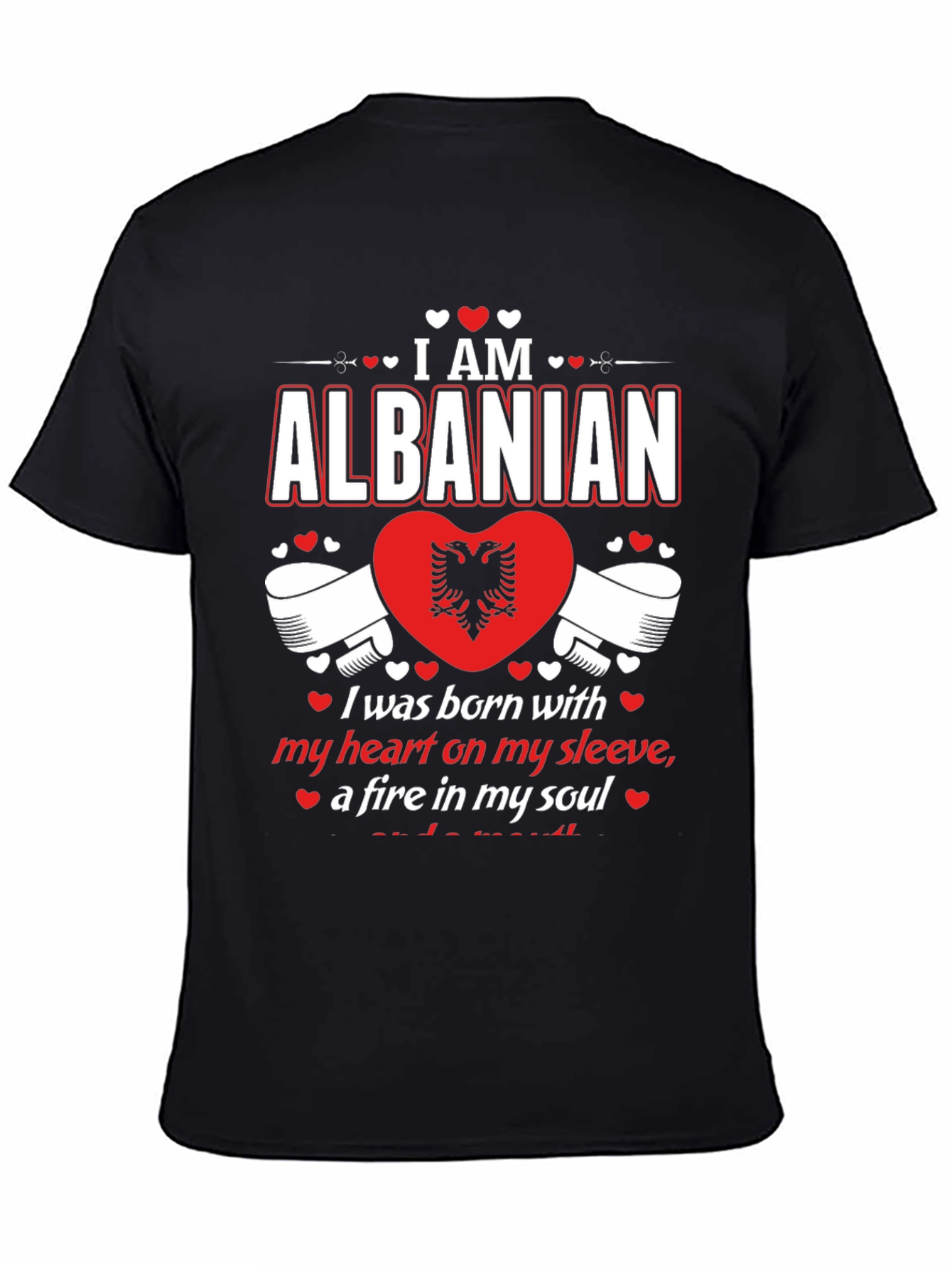 I am Albanian Heart T-Shirt