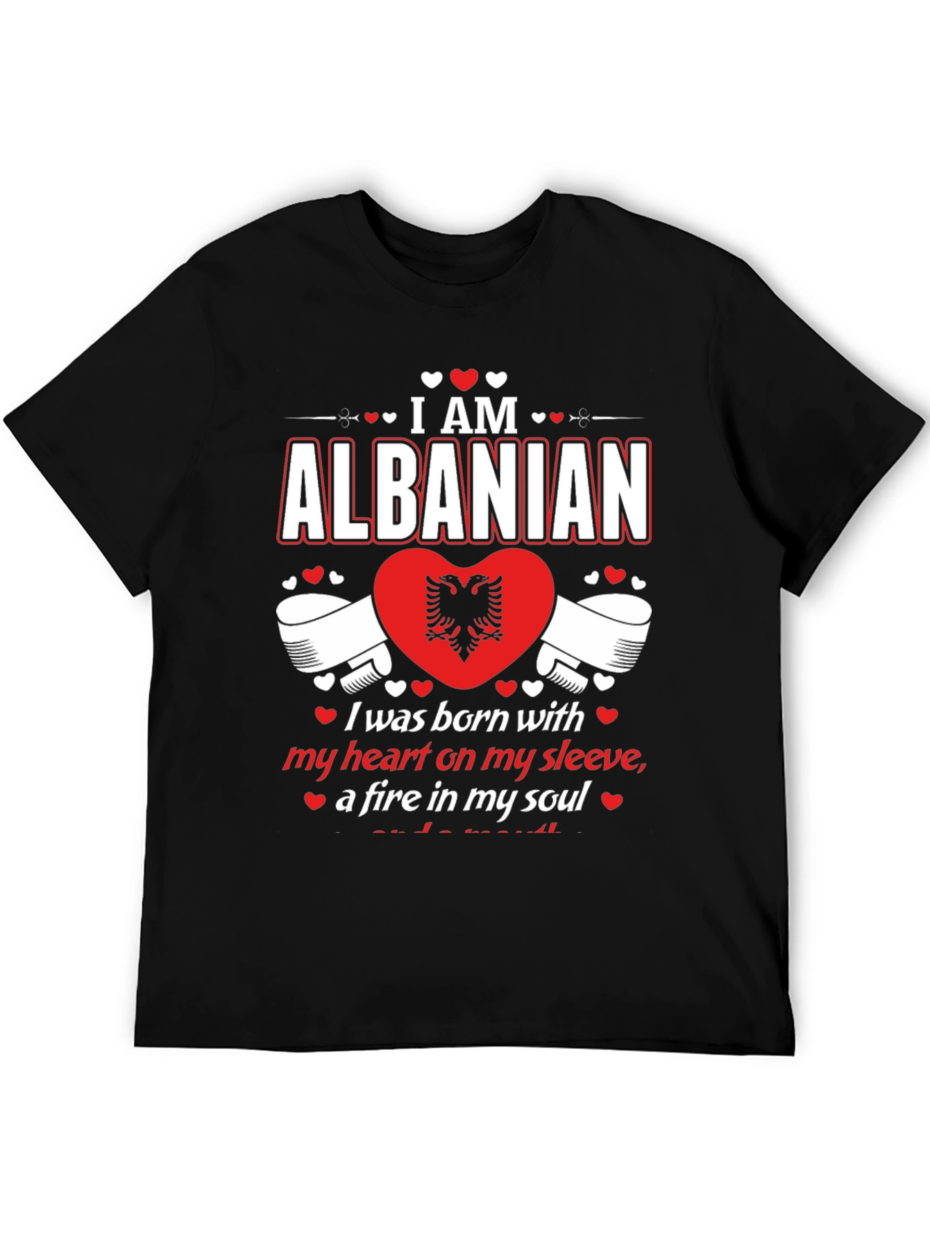 I am Albanian Heart T-Shirt
