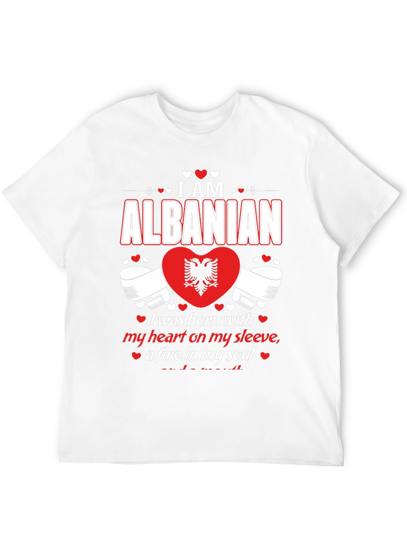 I am Albanian Heart T-Shirt