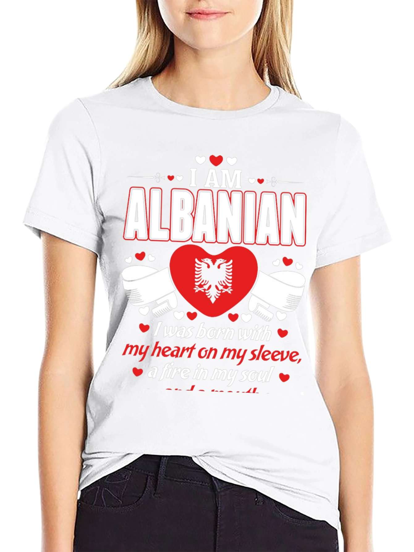 I am Albanian Heart T-Shirt