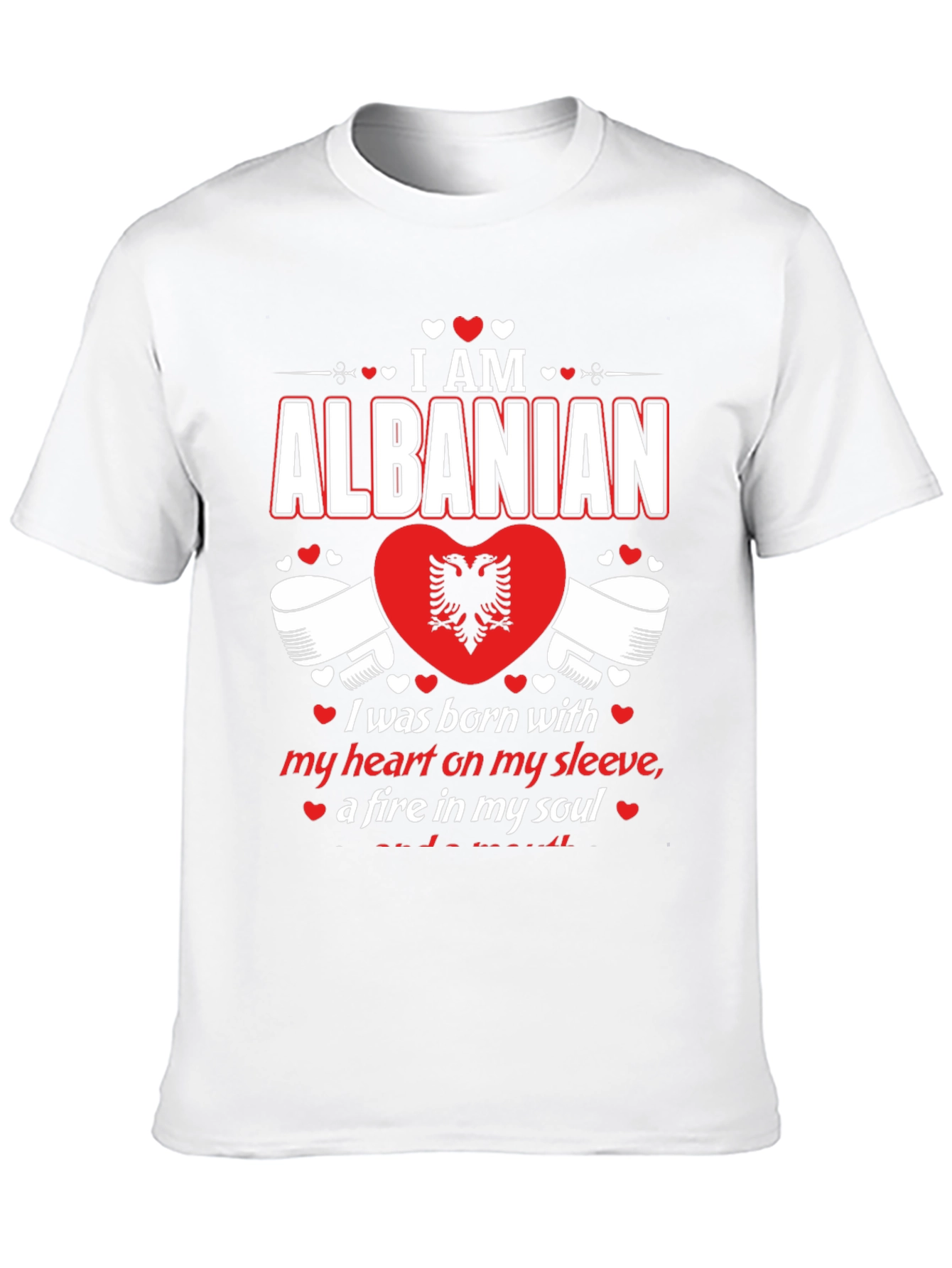 I am Albanian Heart T-Shirt