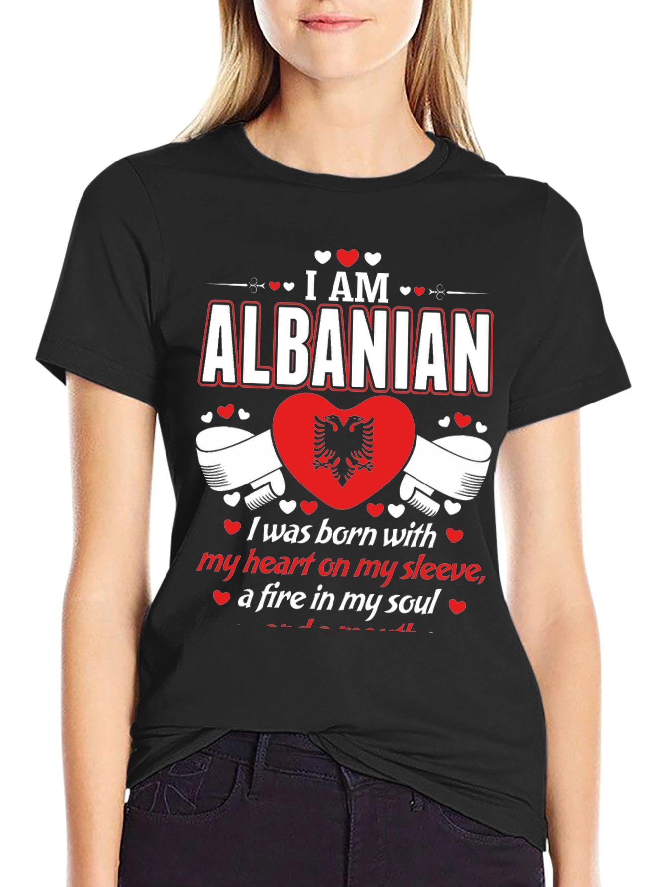 I am Albanian Heart T-Shirt
