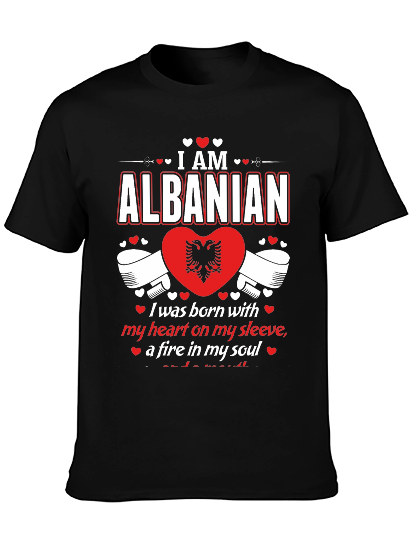 I am Albanian Heart T-Shirt