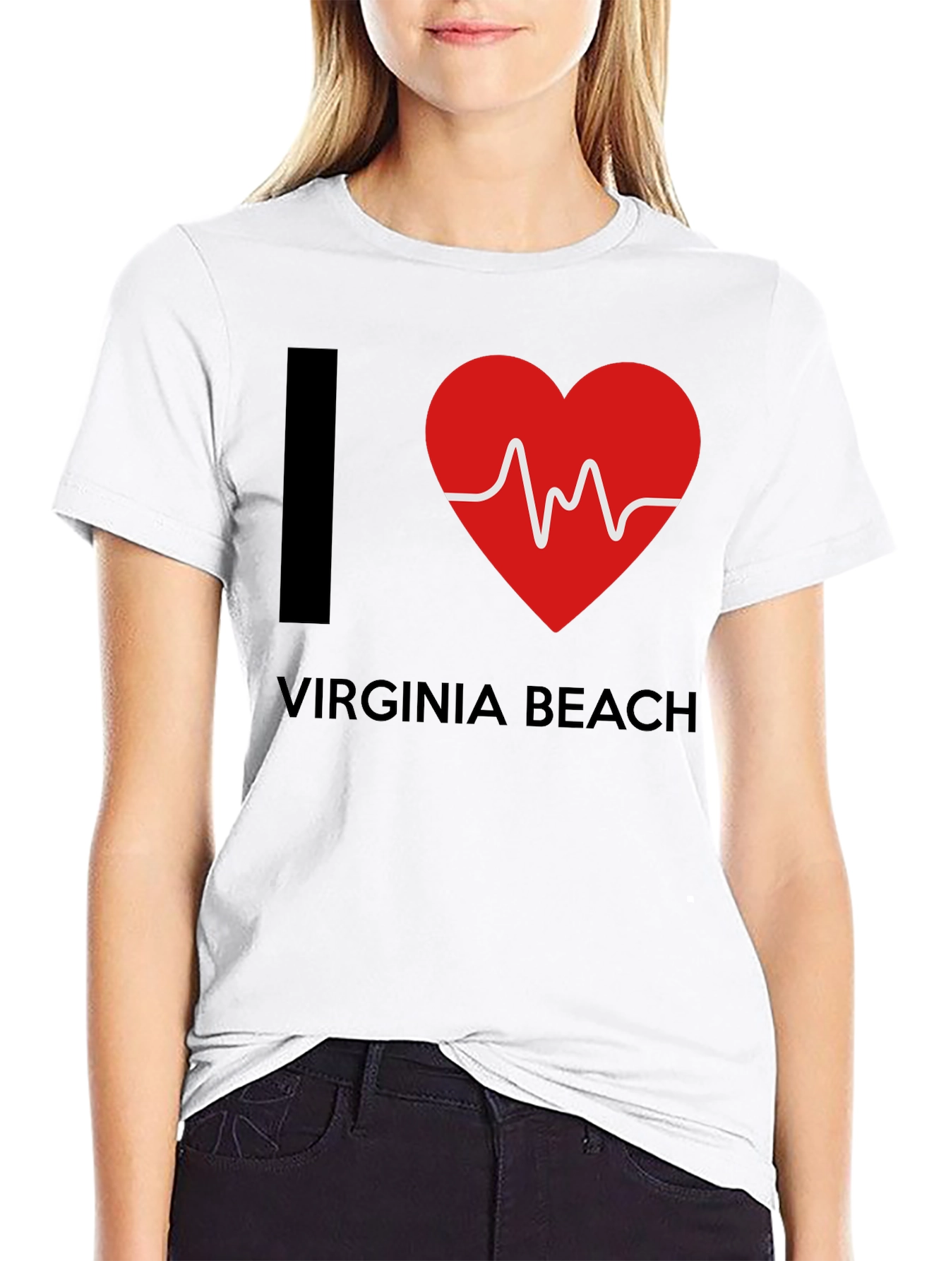 I Heart Virginia Beach Graphic Tee
