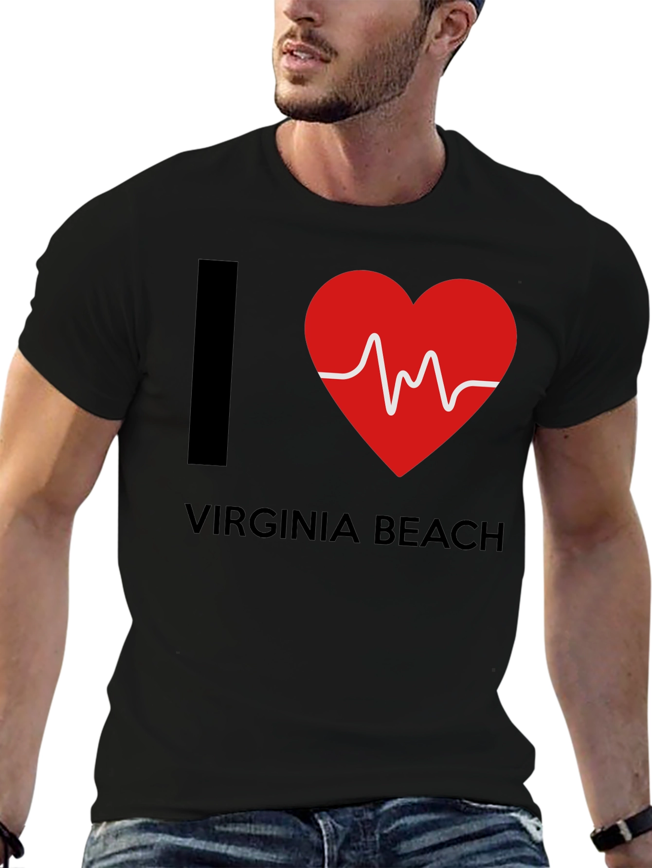 I Heart Virginia Beach Graphic Tee
