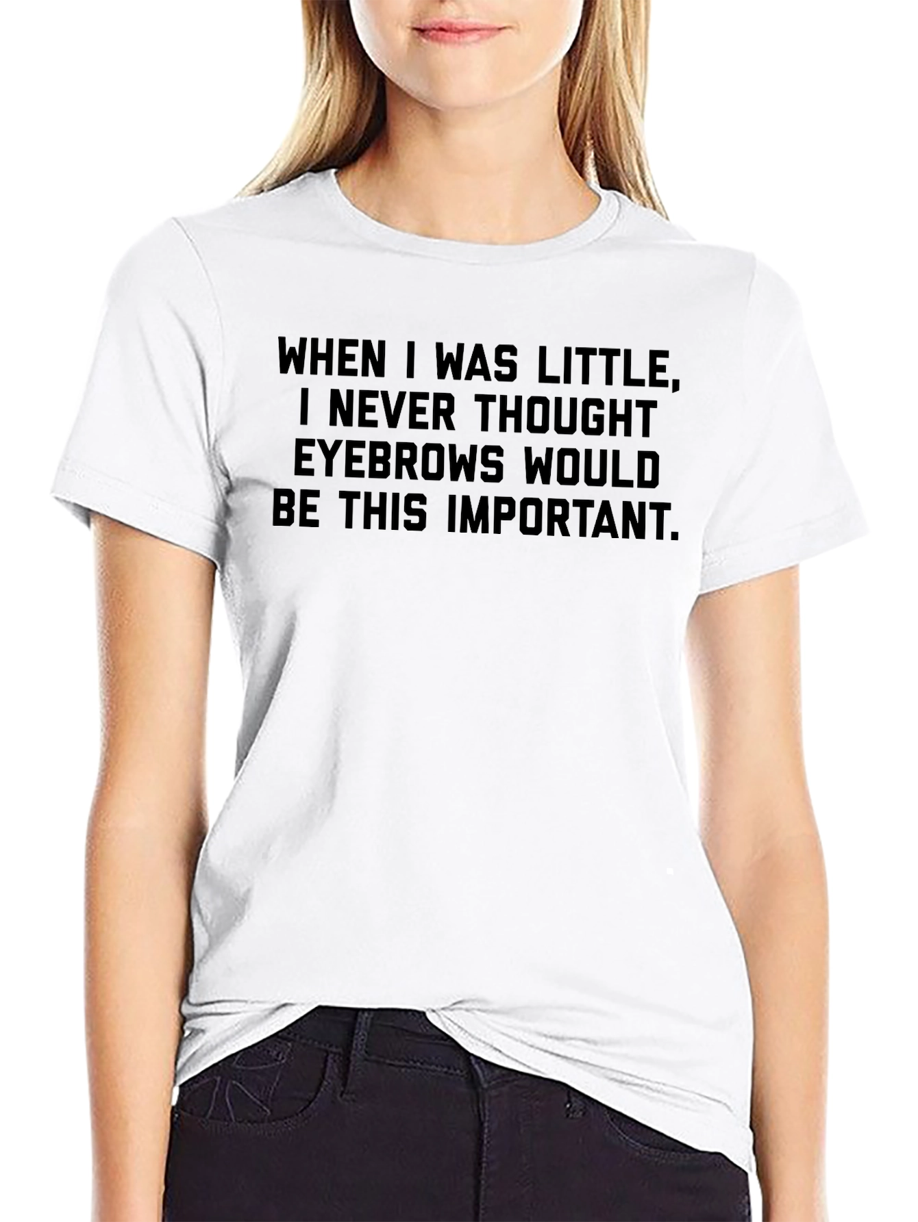 Eyebrow Importance Graphic T-Shirt