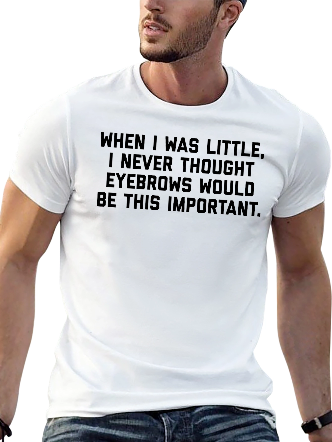 Eyebrow Importance Graphic T-Shirt