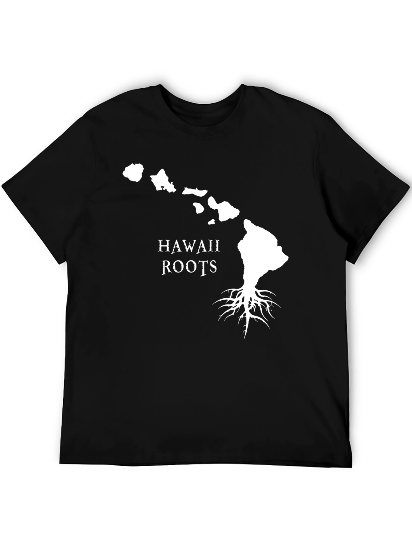 Hawaii Roots Black Graphic Tee