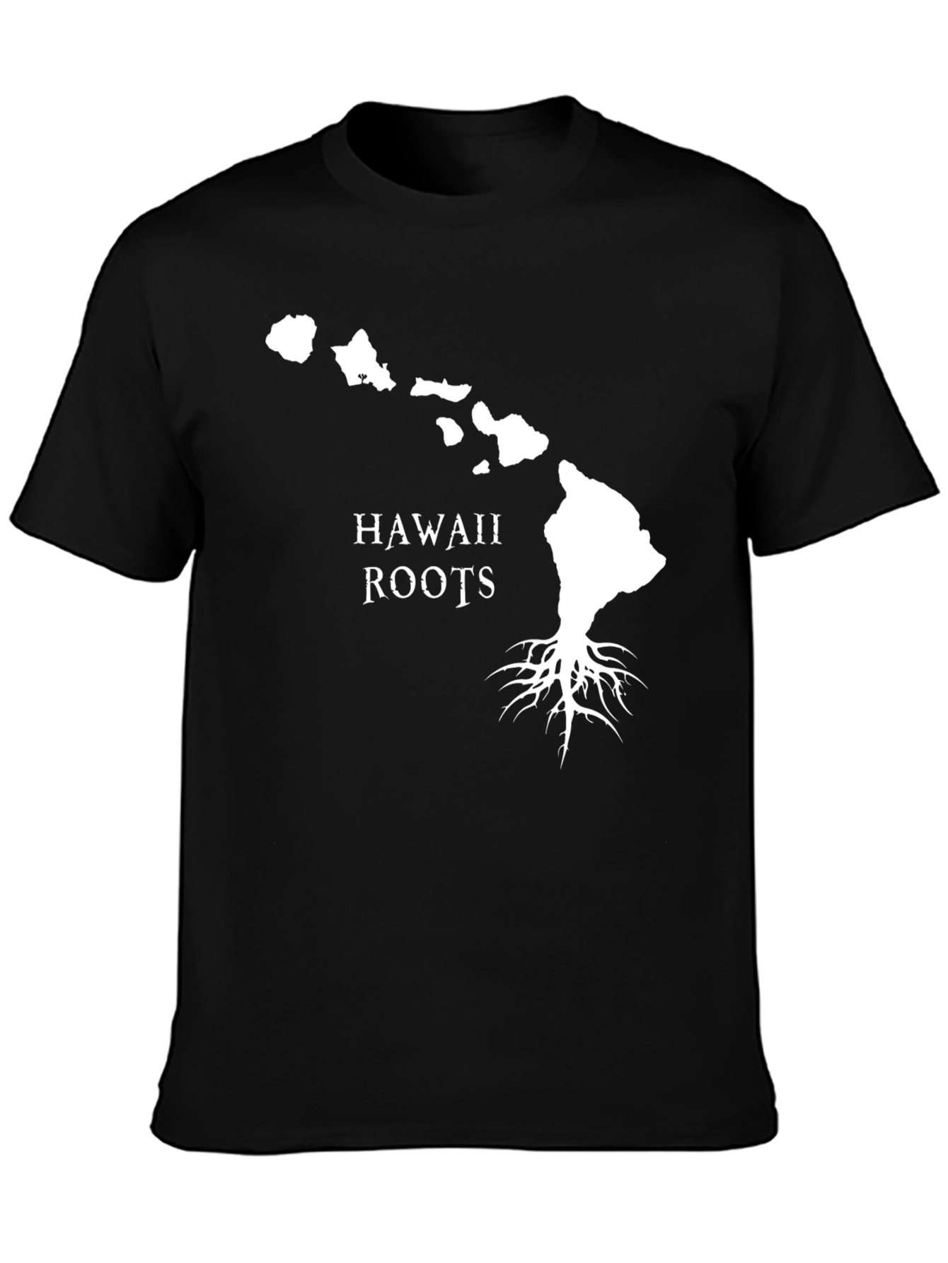 Hawaii Roots Black Graphic Tee