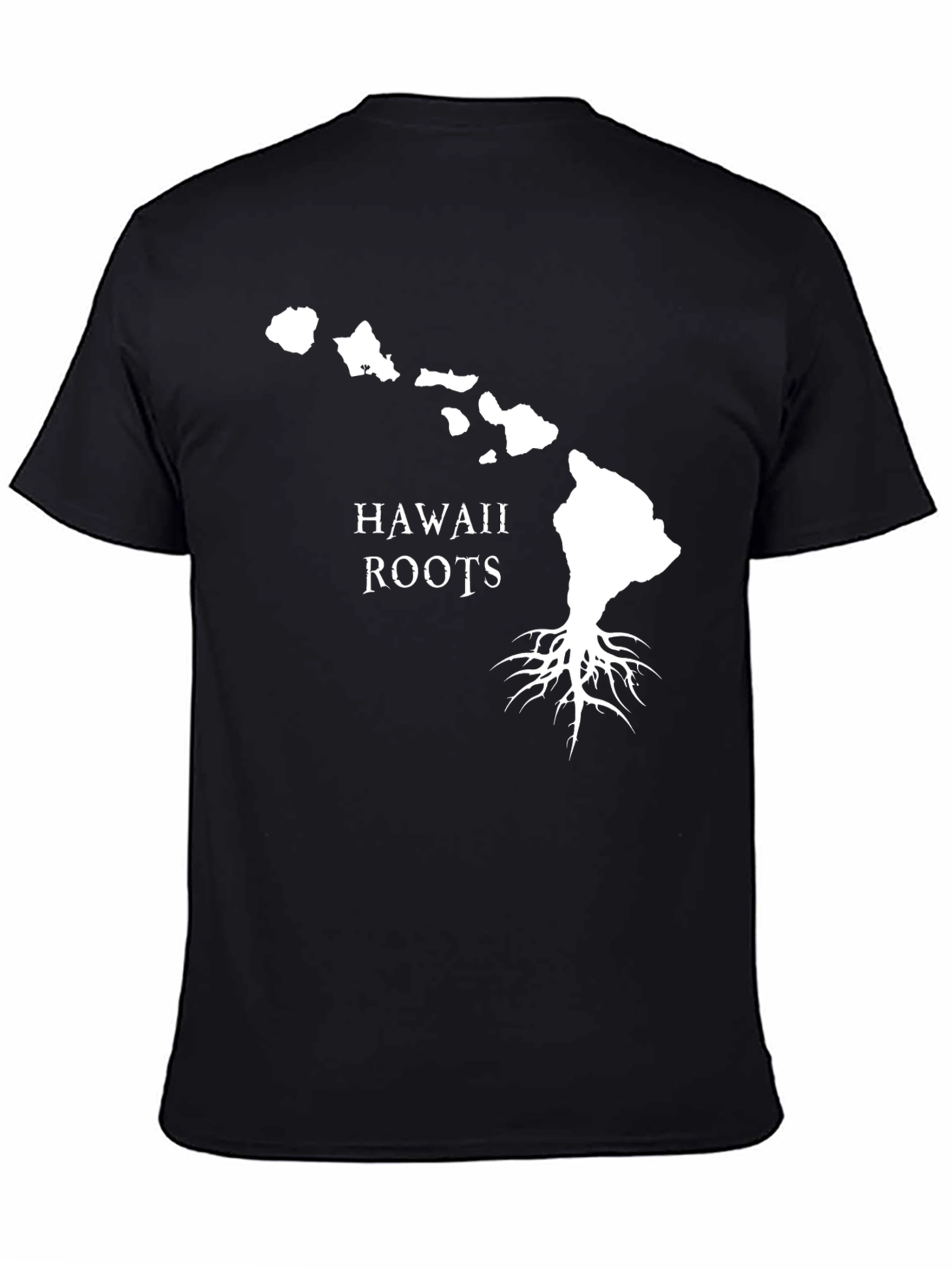 Hawaii Roots Black Graphic Tee